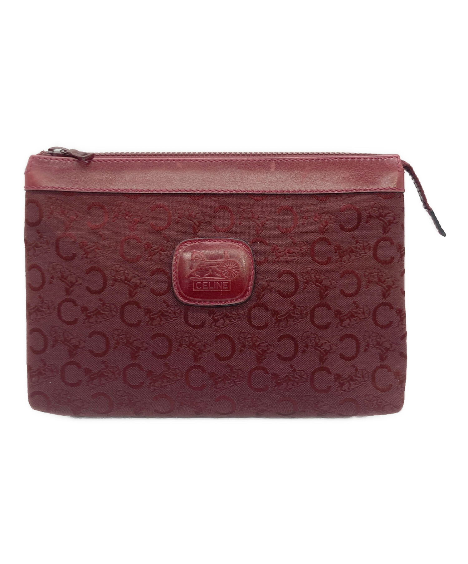 中古・古着通販】CELINE (セリーヌ) CELINE セカンドバッグ ボルドー 