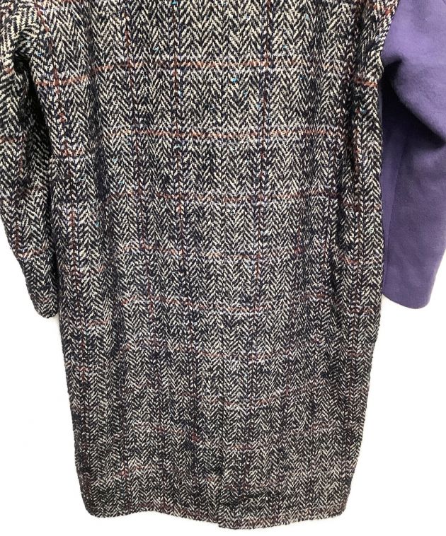 中古・古着通販】ELENDEEK (エレンディーク) ツイードコート パープル