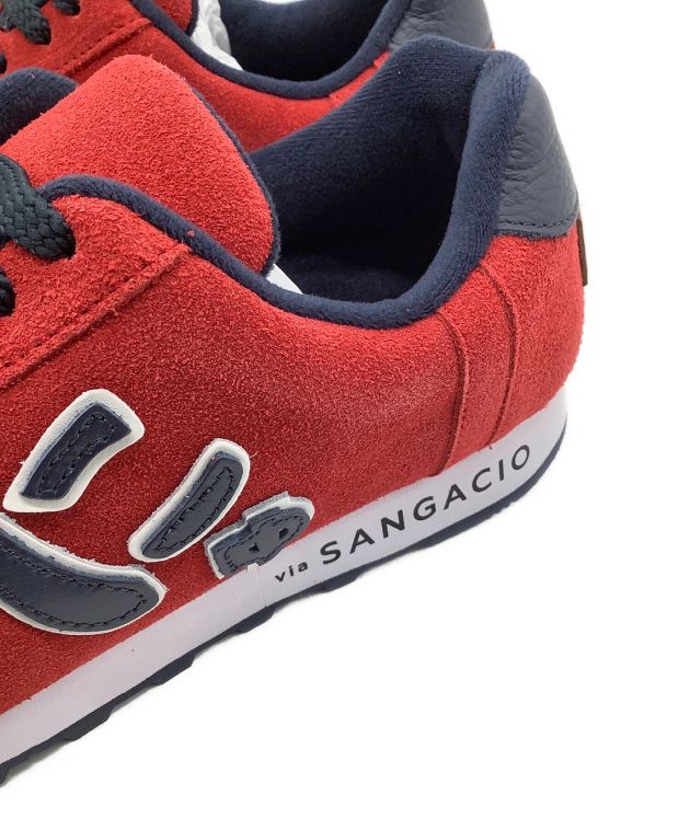 未使用　SANGACIO にゅ　Carmine　24.5㎝　スエードスニーカー 新品未使用 』にゅ~ずMOM via SANGACIO 完売カラー カーマイン
