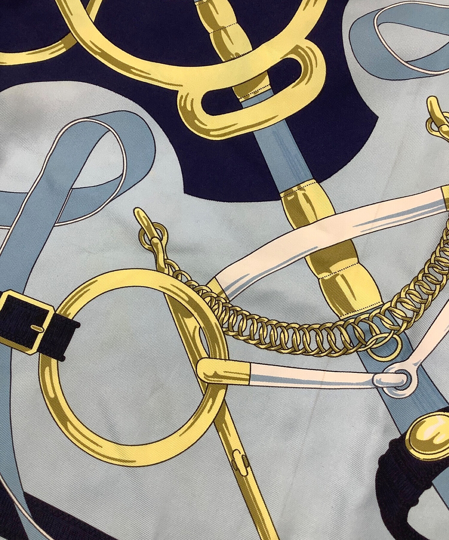 極美品 HERMES タグあり カレ90 Eperon d'or 黄金の拍車 中古・古着通販】HERMES (エルメス) カレ90 Eperon d'or 黄金の拍車