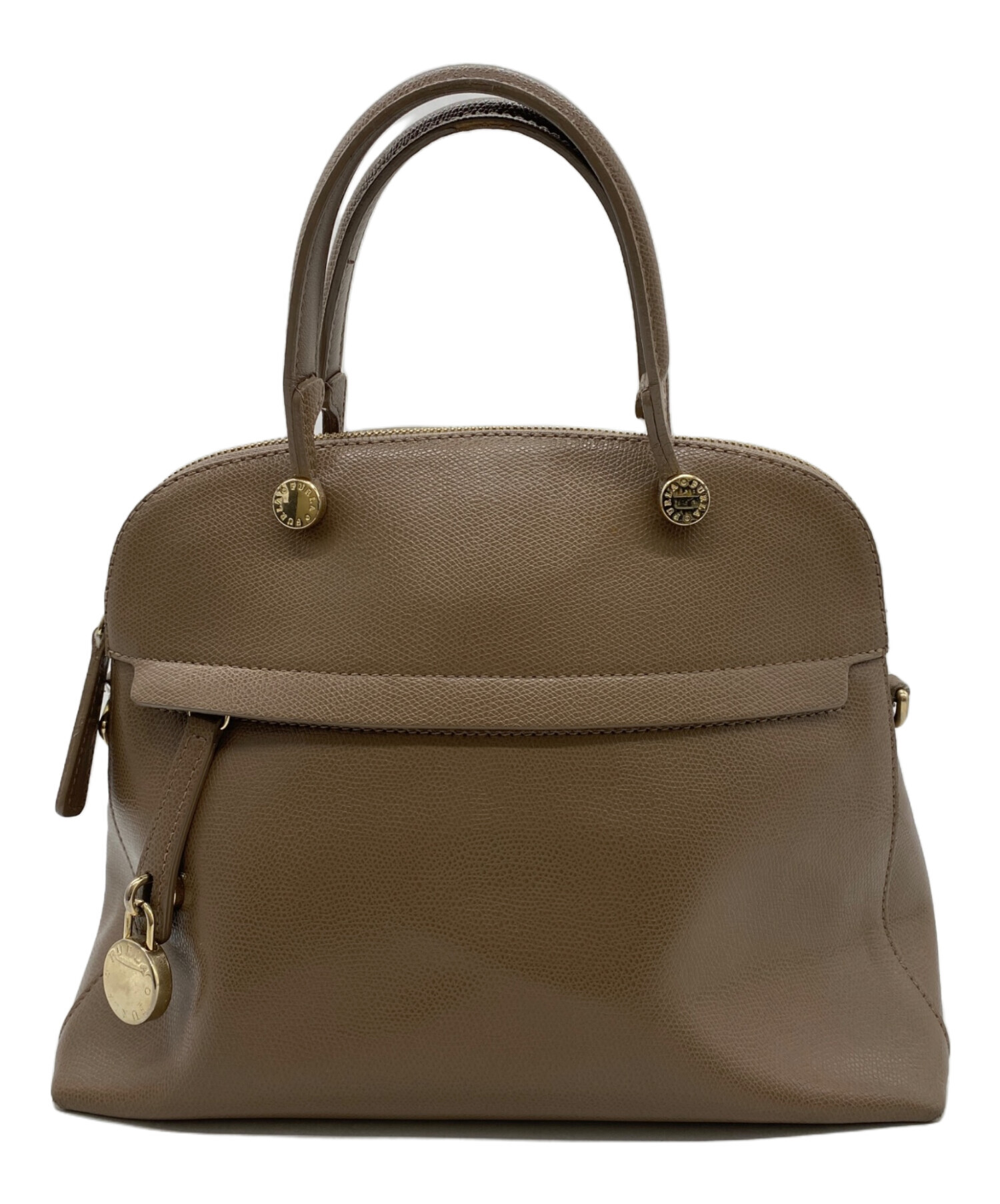 中古・古着通販】FURLA (フルラ) ハンドバッグ ブラウン｜ブランド