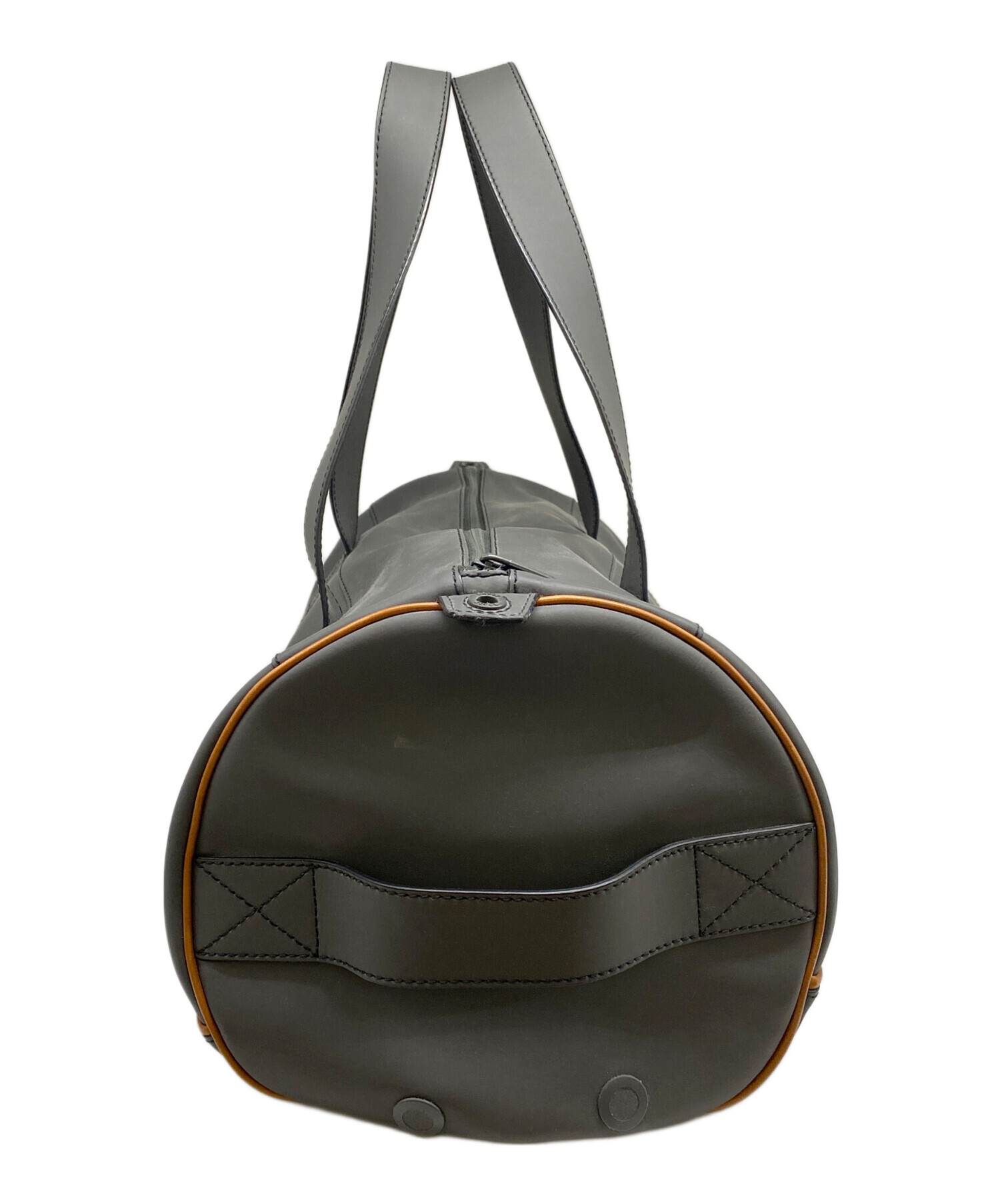 中古・古着通販】BALLY (バリー) ボストンバッグ グレー×ブラウン