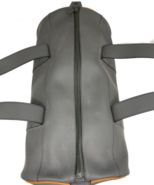 中古・古着通販】BALLY (バリー) ボストンバッグ グレー×ブラウン