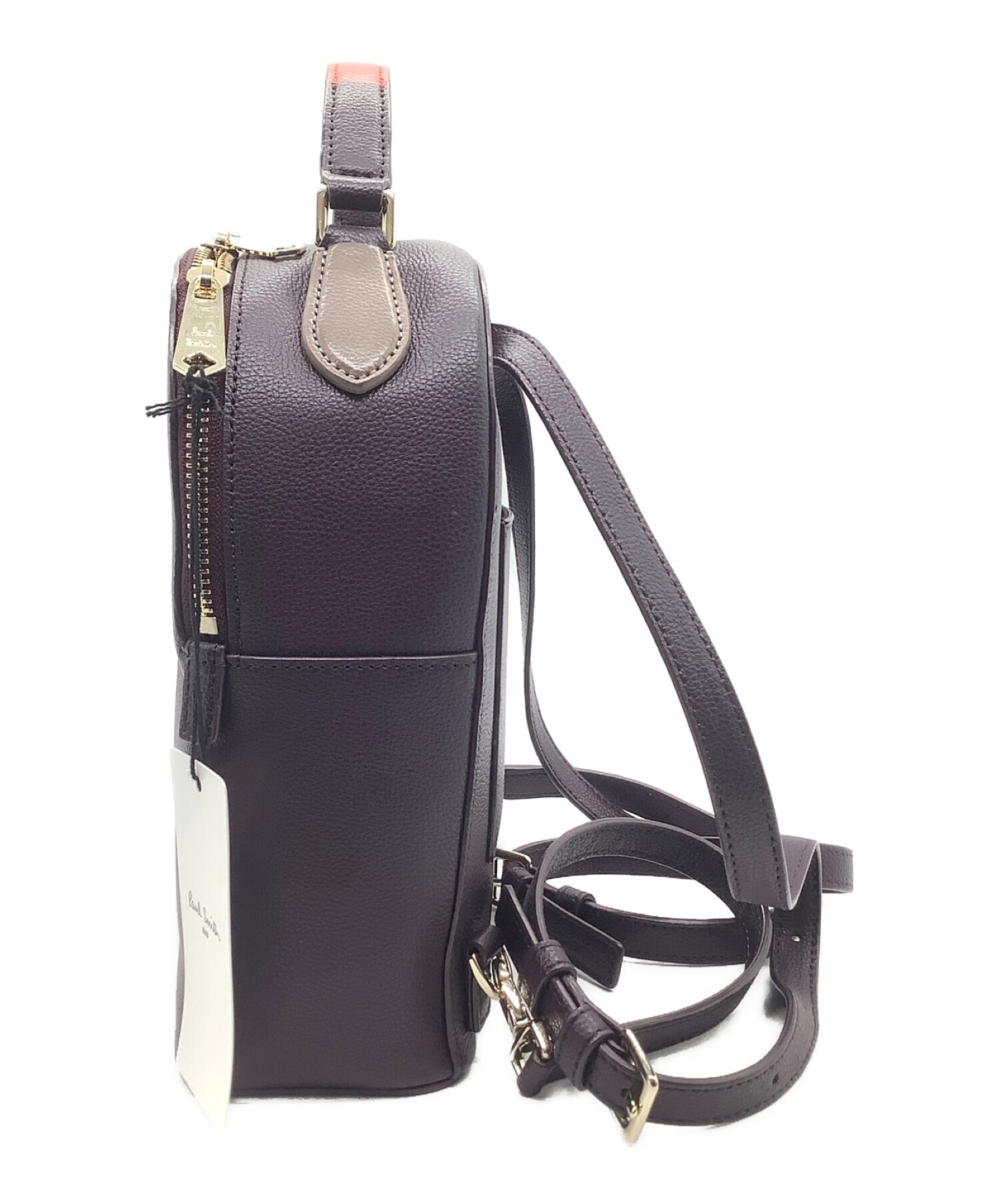 中古・古着通販】PAUL SMITH (ポールスミス) レザーリュック ワイン 