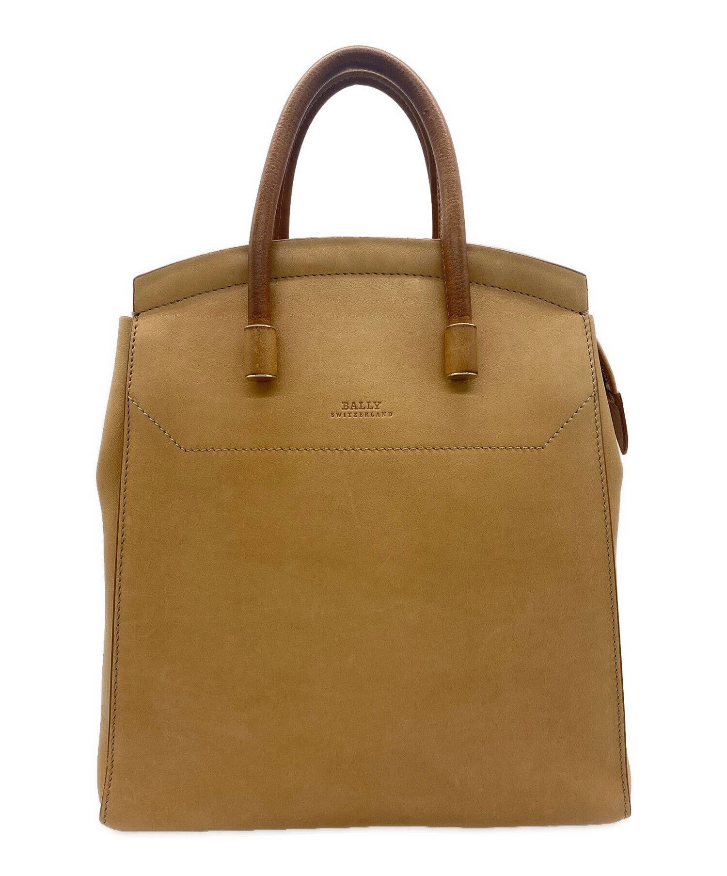 中古・古着通販】BALLY (バリー) 2WAYハンドバッグ ライトブラウン 