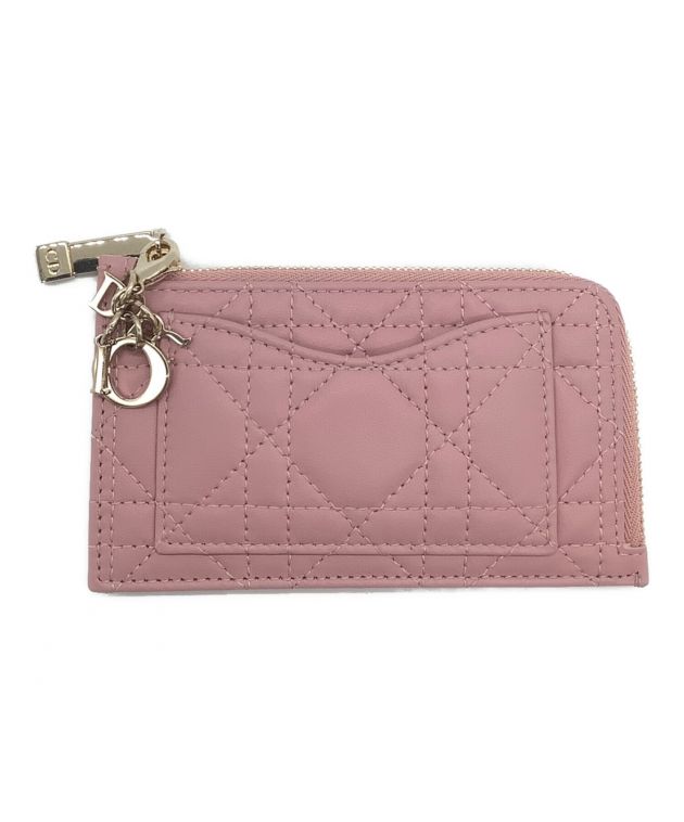 LADY DIOR ディオール スモールジップカードホルダー ウォレット 財布 LADY DIOR ディオール スモールジップカードホルダー ウォレット 財布