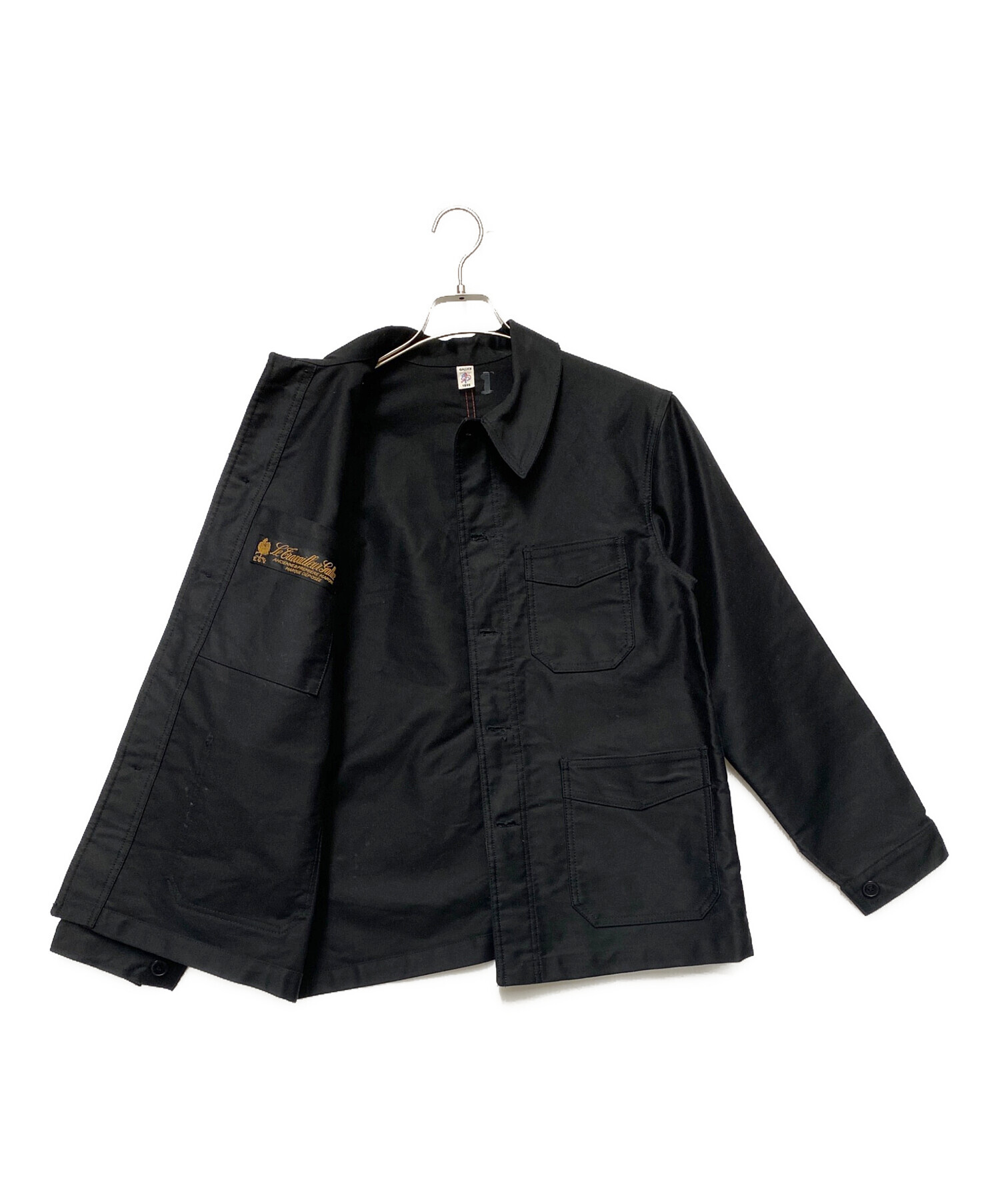 中古・古着通販】GALLICE (ガリス) カバーオール ブラック サイズ:1