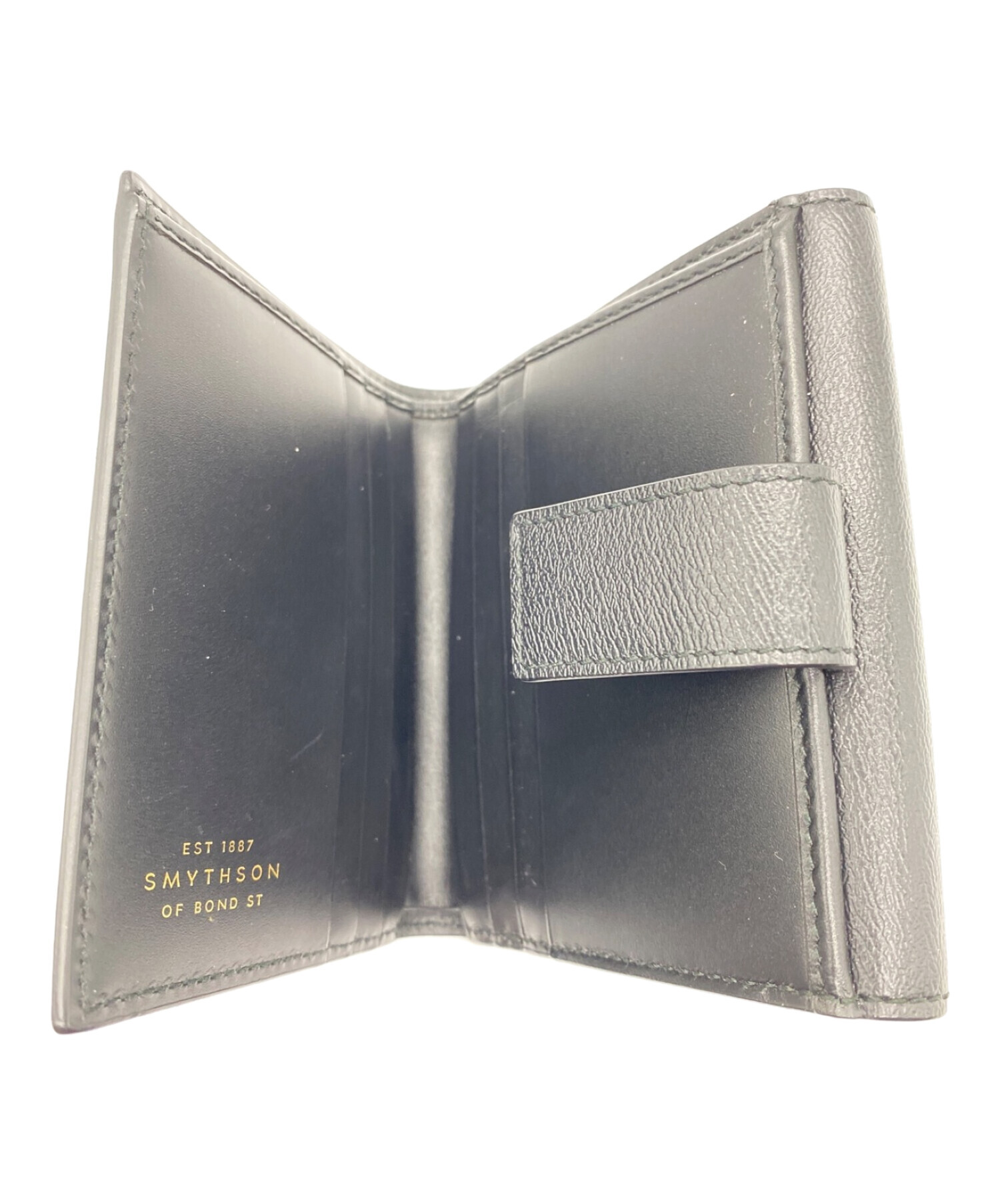 中古・古着通販】SMYTHSON (スマイソン) 3つ折り財布 ブラック