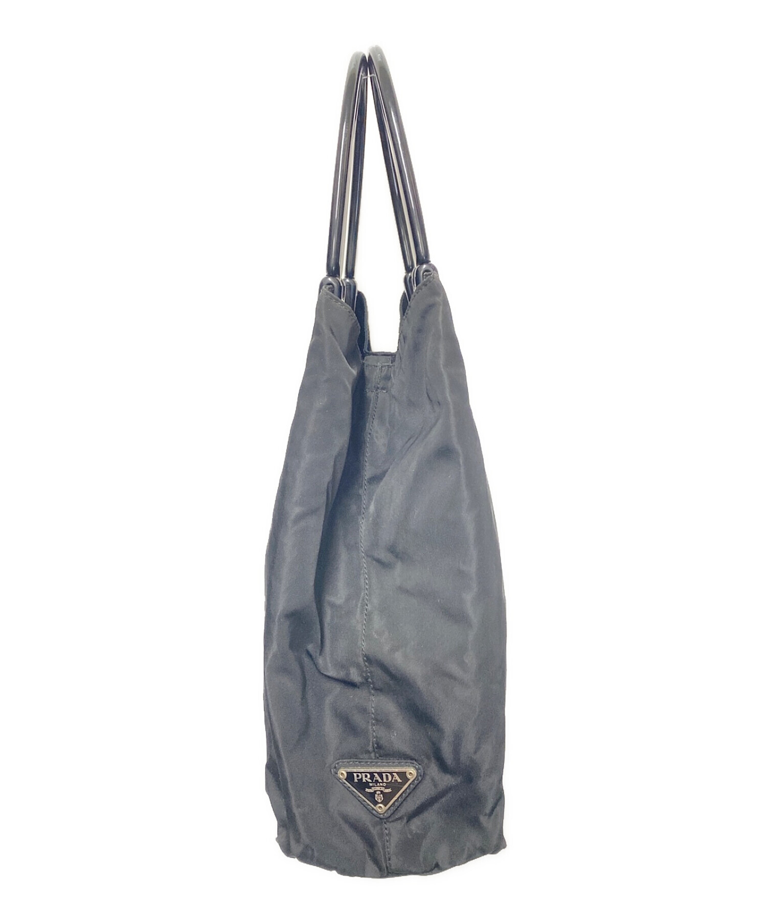 中古・古着通販】PRADA (プラダ) テスートナイロンハンドバッグ 