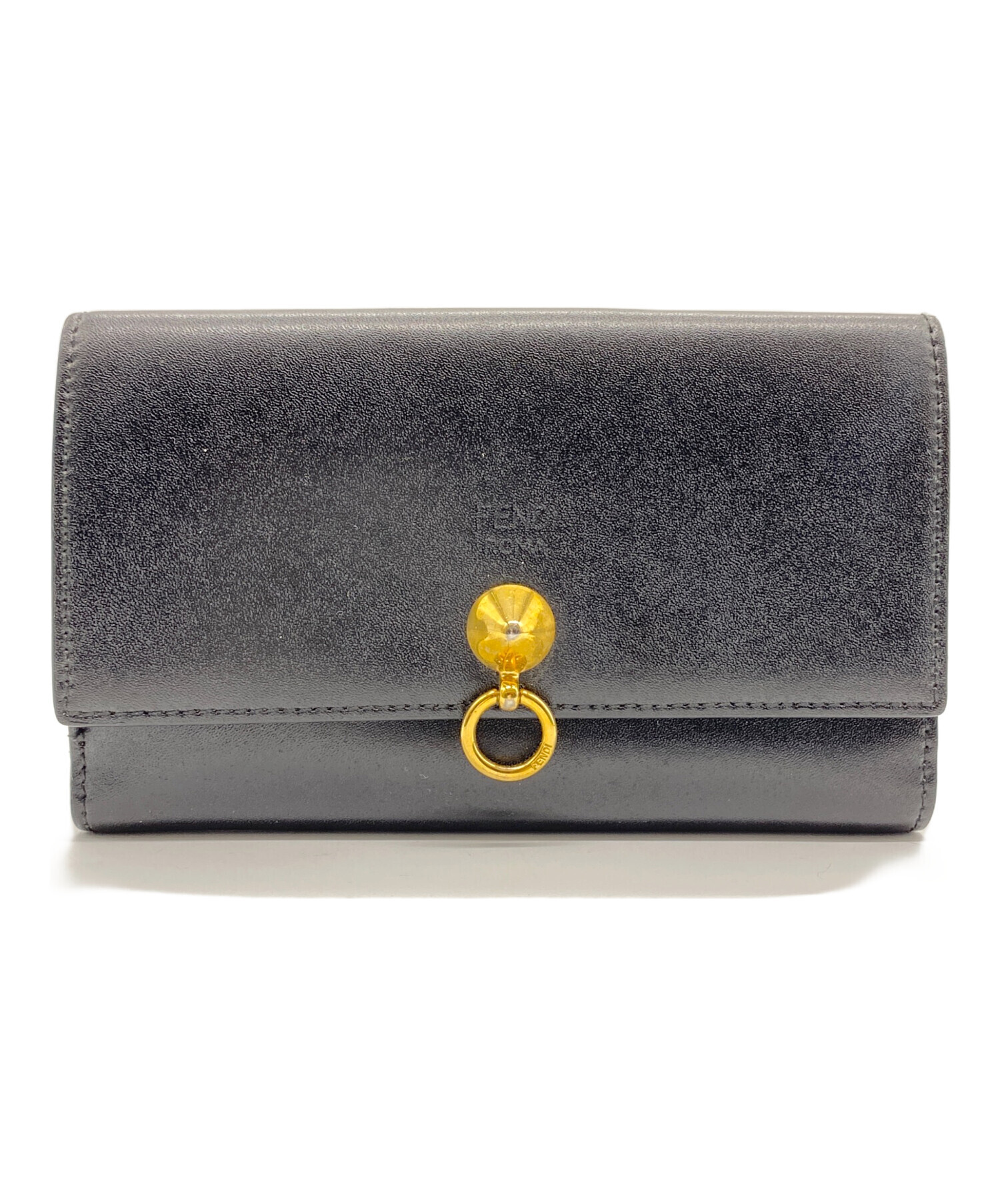 中古・古着通販】FENDI (フェンディ) 3つ折り財布 ブラック｜ブランド