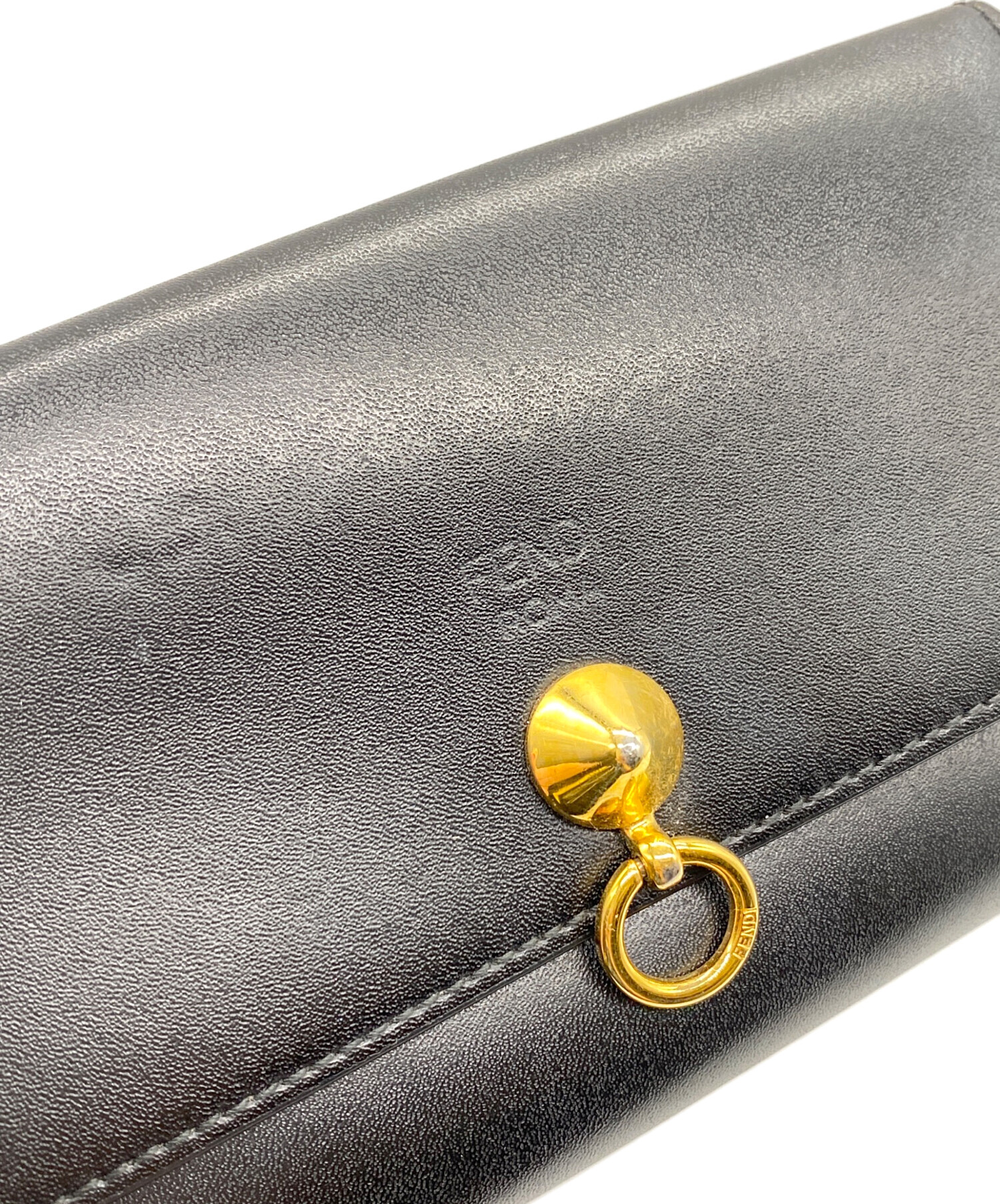 中古・古着通販】FENDI (フェンディ) 3つ折り財布 ブラック｜ブランド