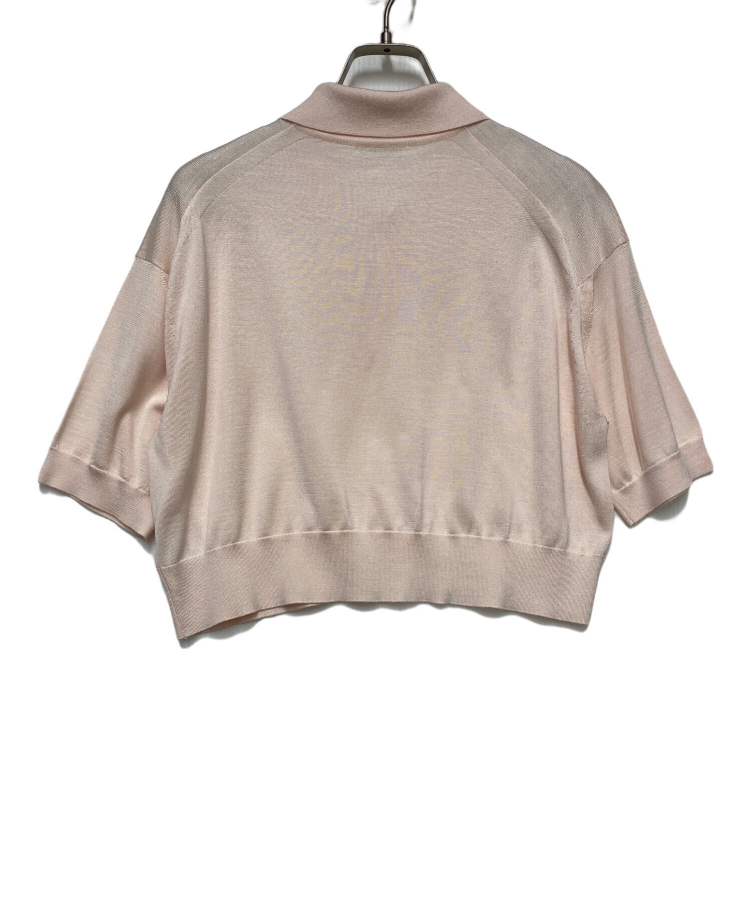 中古・古着通販】AURALEE (オーラリー) シルクニットポロ ピンク