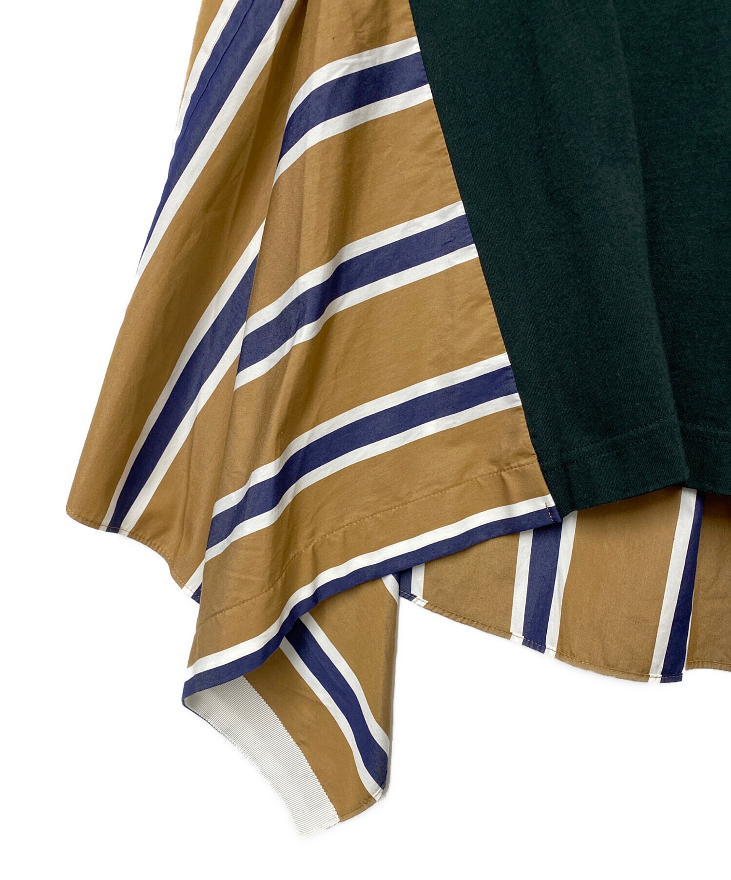 中古・古着通販】sacai (サカイ) sacai 半袖カットソー カーキ 中古・古着通販】sacai (サカイ) sacai 半袖カットソー カーキ