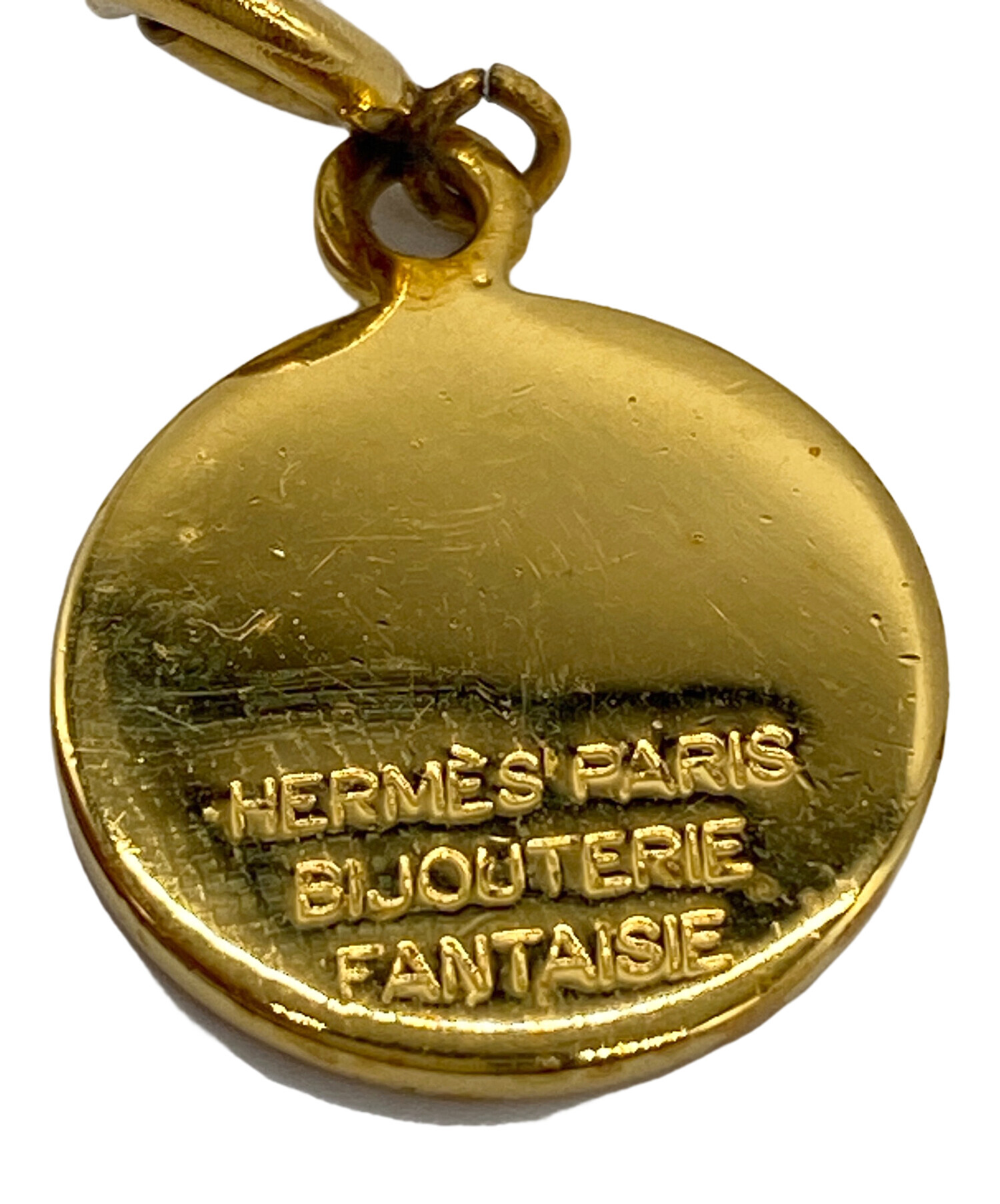 HERMES ペンダント定価67100円 中古・古着通販】HERMES (エルメス) ペンダントトップ セリエ ゴールド