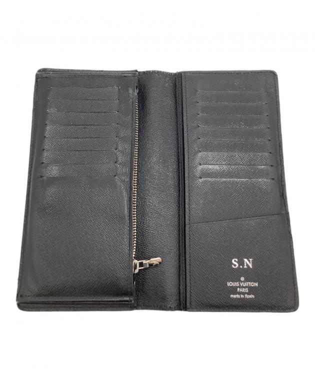 中古Louis Vuitton 長財布 ブラック 中古・古着通販】LOUIS VUITTON (ルイ ヴィトン) 長財布 ブラック