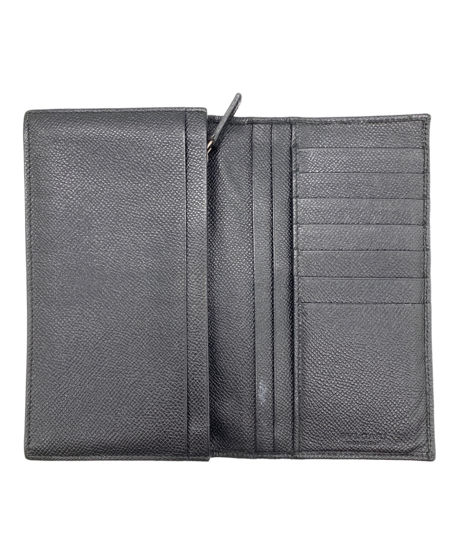 中古・古着通販】BVLGARI (ブルガリ) 2つ折り財布 ブラック｜ブランド