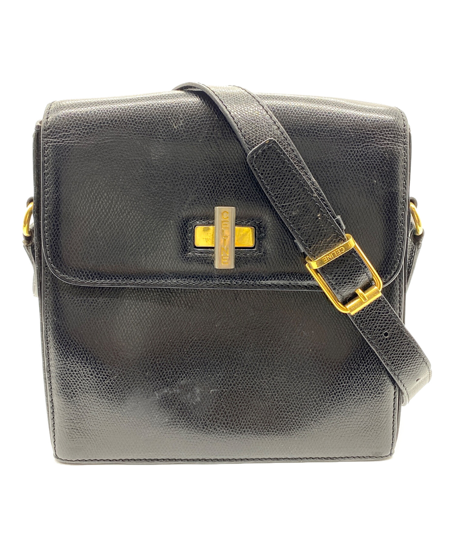 中古・古着通販】CELINE (セリーヌ) ターンロックロゴ ショルダー 