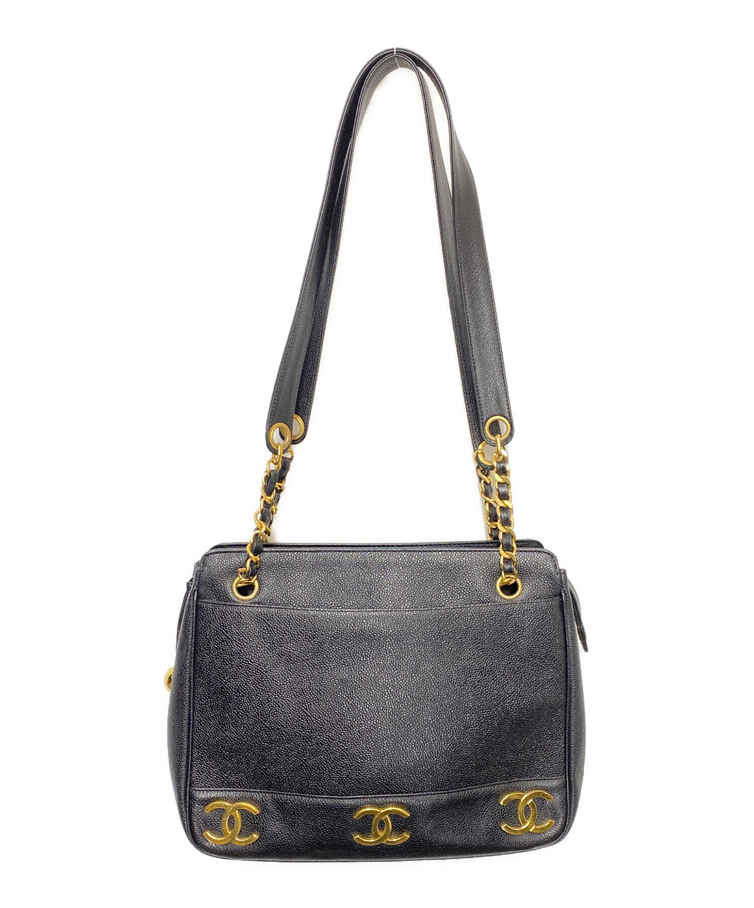 中古・古着通販】CHANEL (シャネル) トリプルココ ショルダーバッグ 