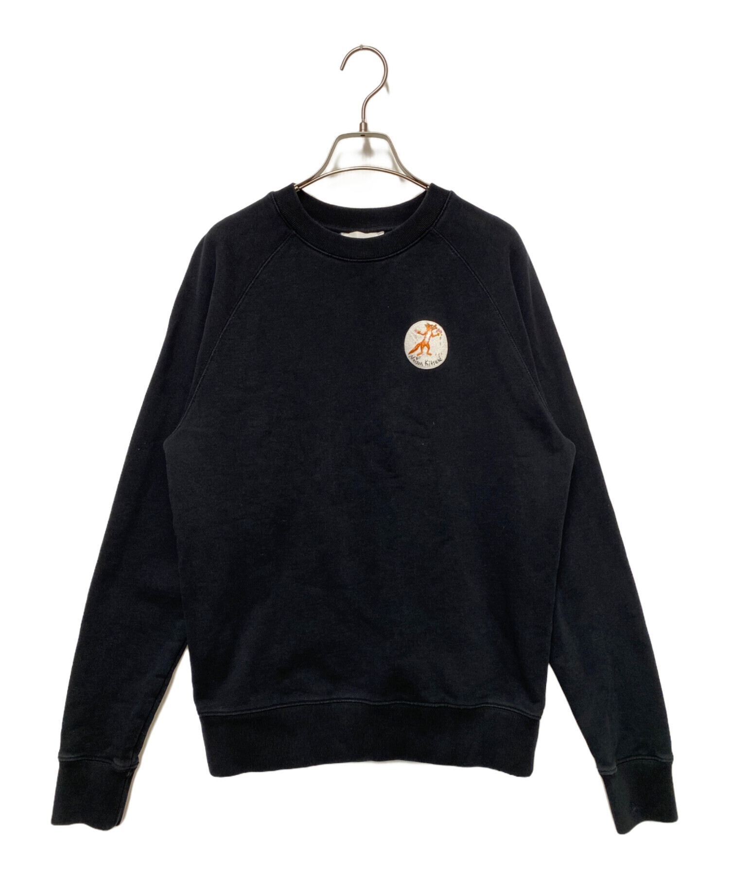 MAISON KITSUNE メゾンキツネ スウェット メンズ 【古着】【中古】 中古・古着通販】MAISON KITSUNE (メゾンキツネ) スウェット ブラック