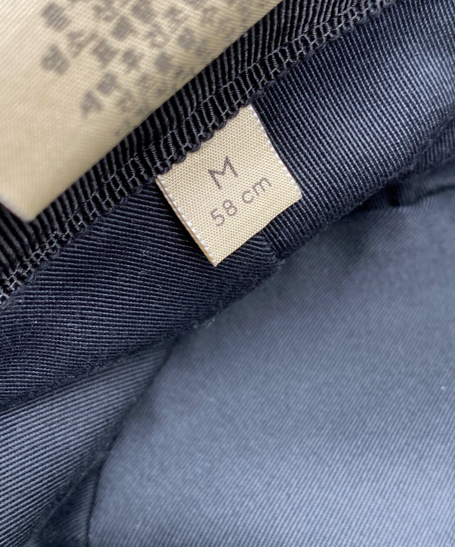 GUCCI バケットハット M 58 cm 青色