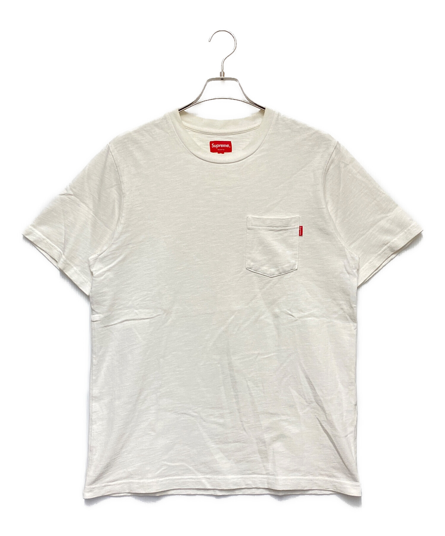 中古・古着通販】Supreme (シュプリーム) S/S Pocket Tee ホワイト 
