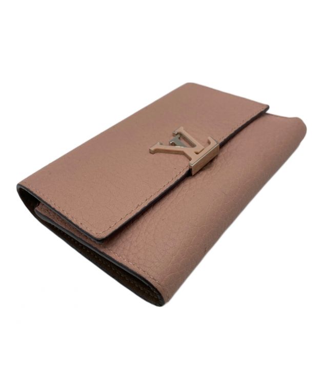 中古・古着通販】LOUIS VUITTON (ルイ ヴィトン) 3つ折り財布 ピンク