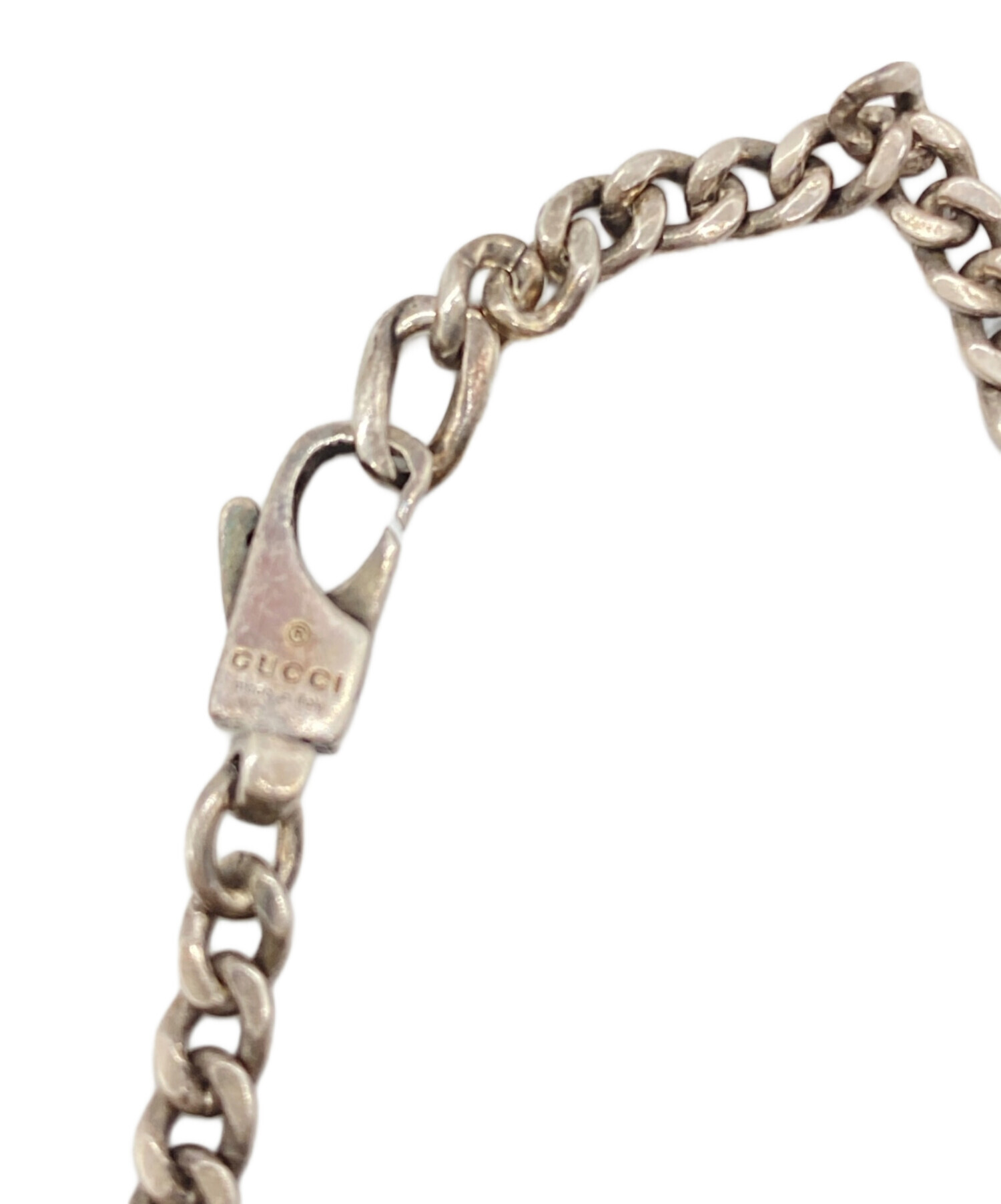 中古・古着通販】GUCCI (グッチ) ロゴプレートネックレス｜ブランド