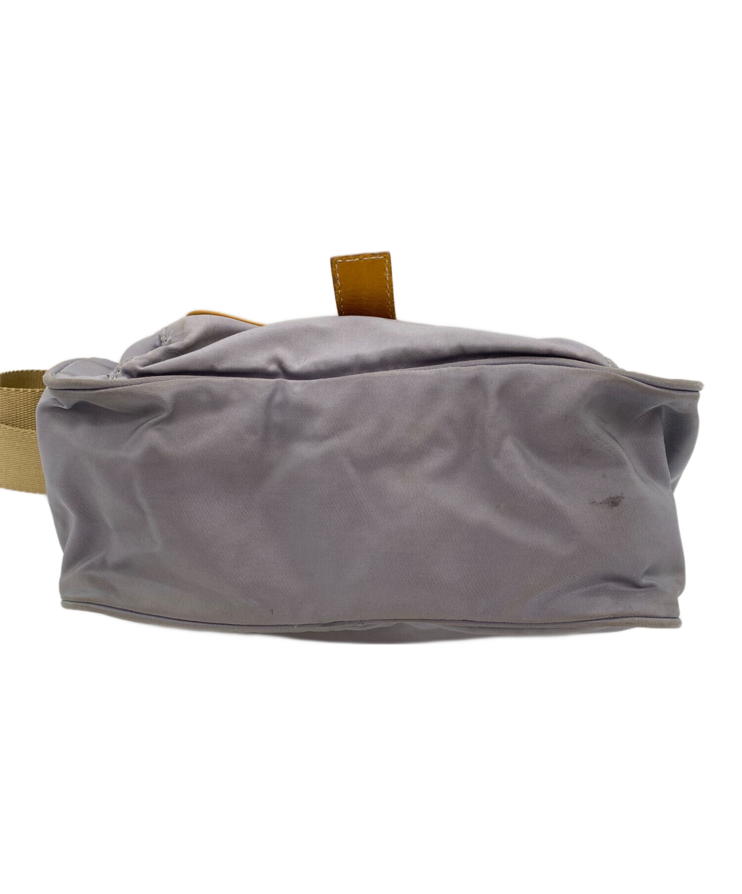 中古・古着通販】PRADA (プラダ) ナイロンショルダーバッグ グレー 