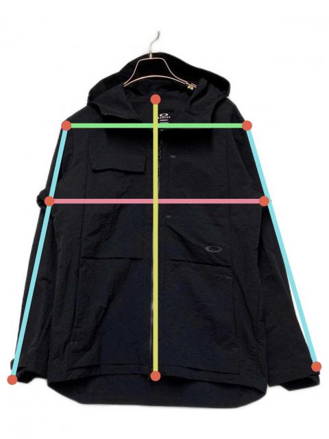 中古・古着通販】OAKLEY (オークリー) ナイロンジャケット ブラック