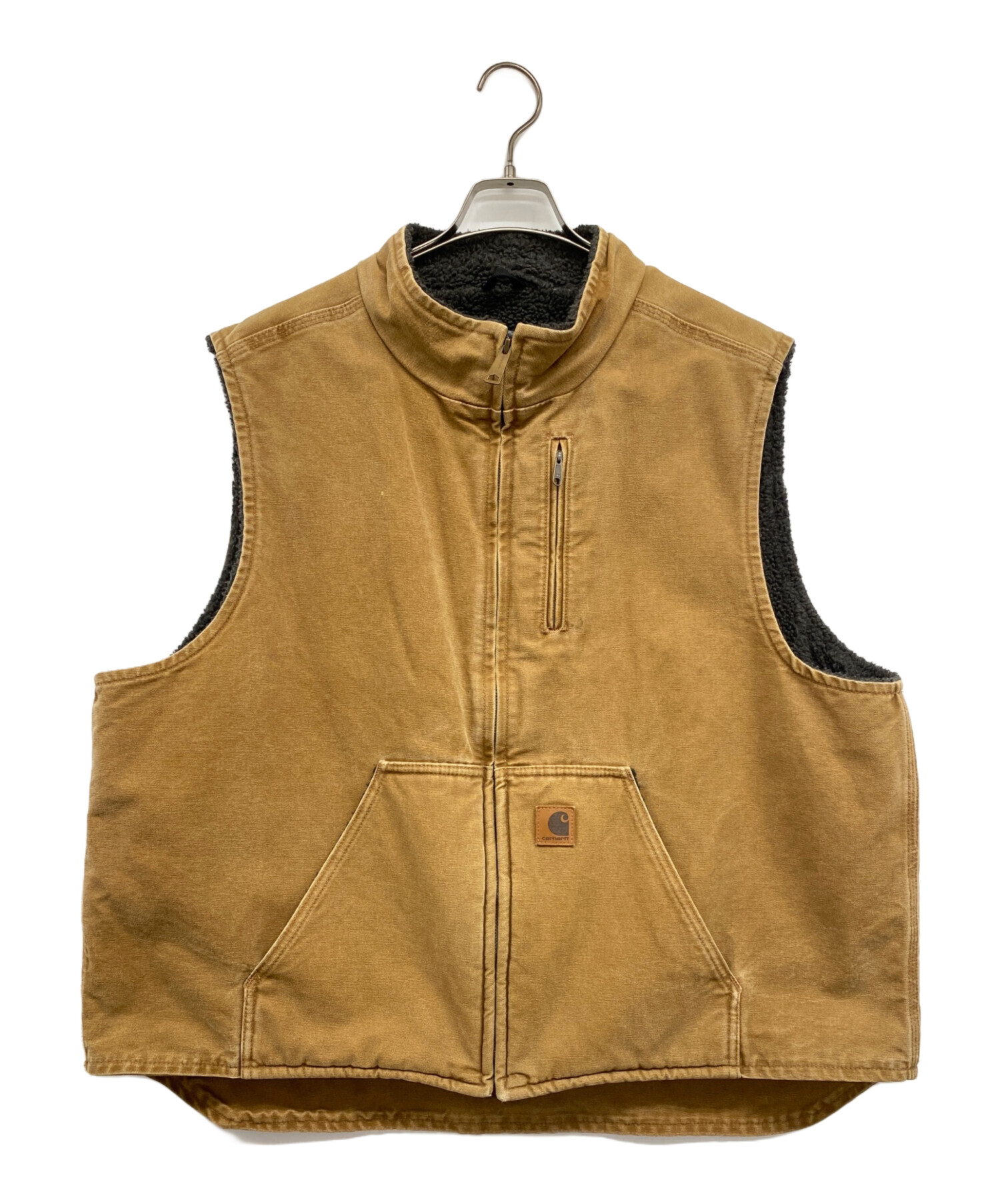 中古・古着通販】CarHartt (カーハート) ベスト ブラウン サイズ