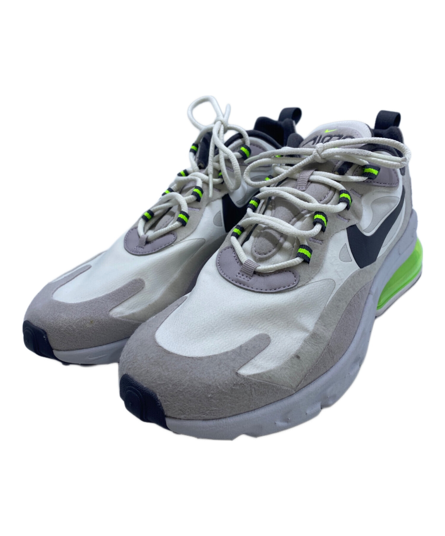中古・古着通販】NIKE (ナイキ) スニーカー ホワイト×グリーン サイズ