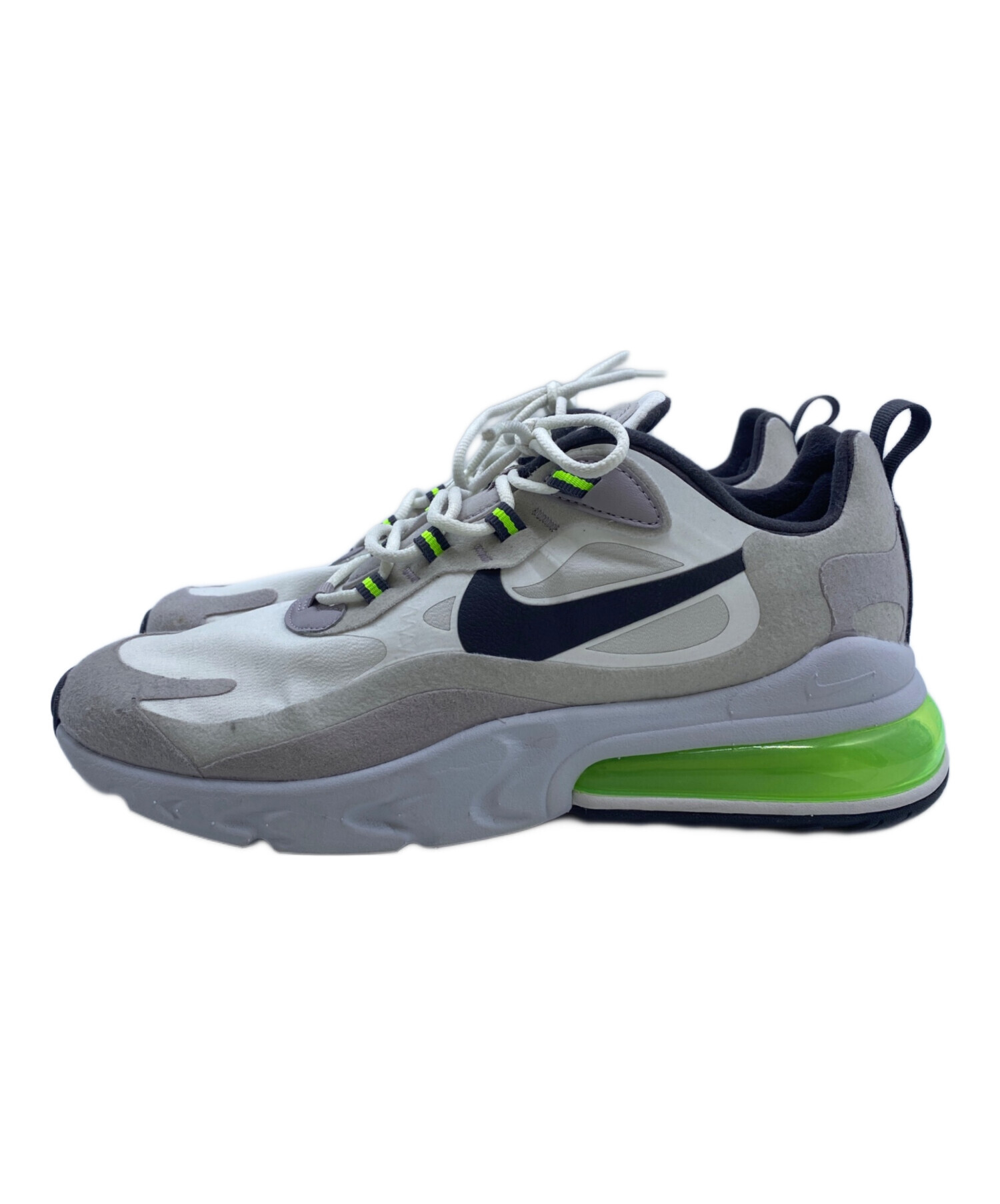 中古・古着通販】NIKE (ナイキ) スニーカー ホワイト×グリーン サイズ 
