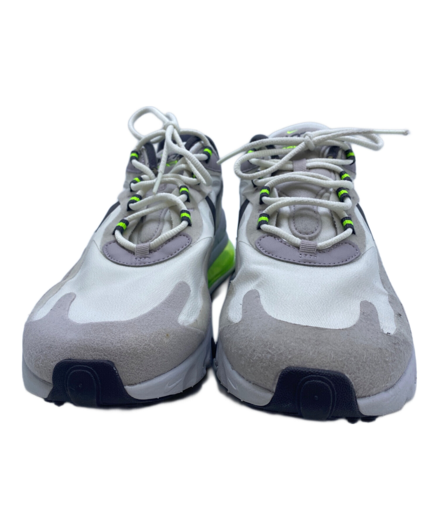 中古・古着通販】NIKE (ナイキ) スニーカー ホワイト×グリーン サイズ