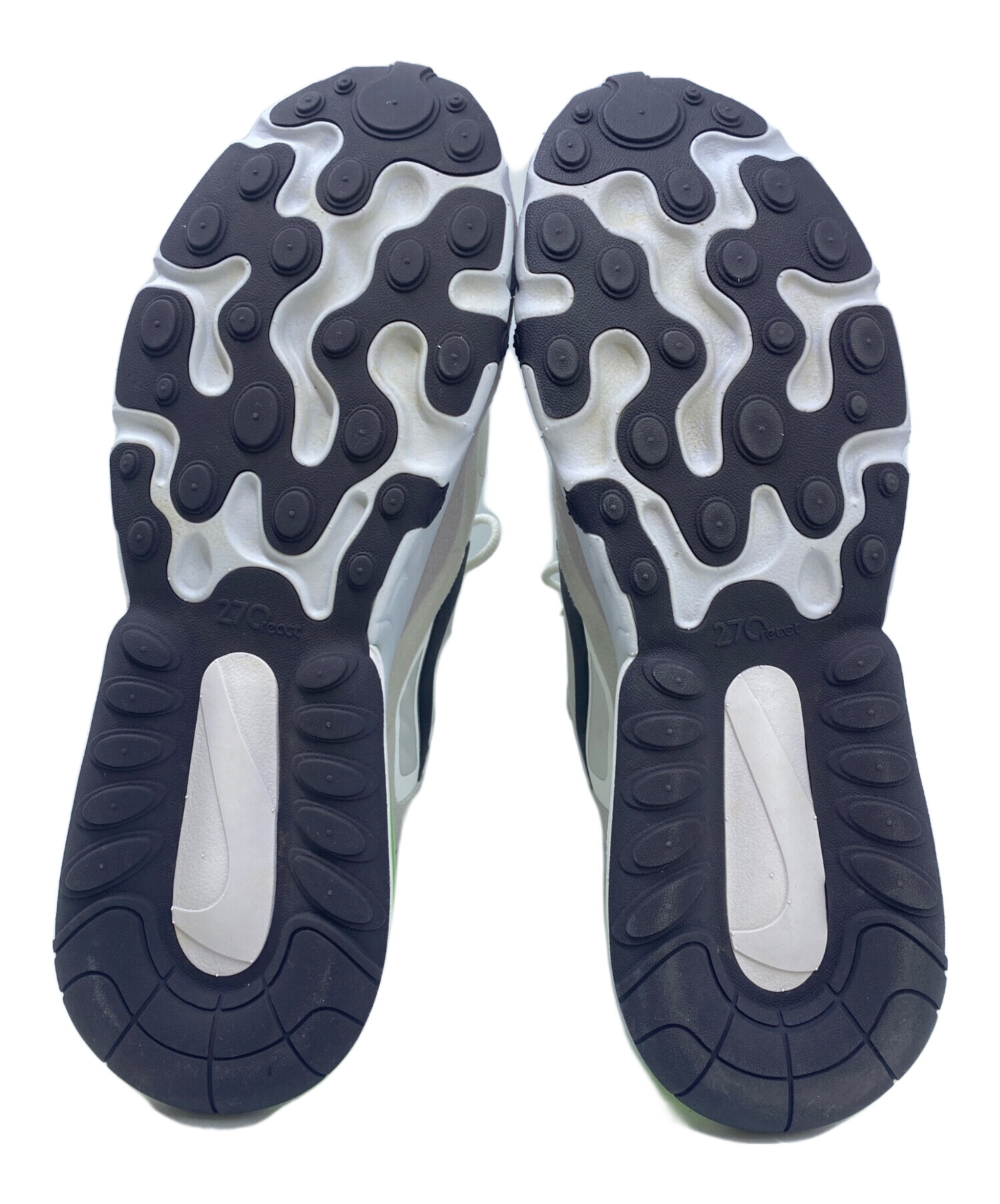 中古・古着通販】NIKE (ナイキ) スニーカー ホワイト×グリーン サイズ