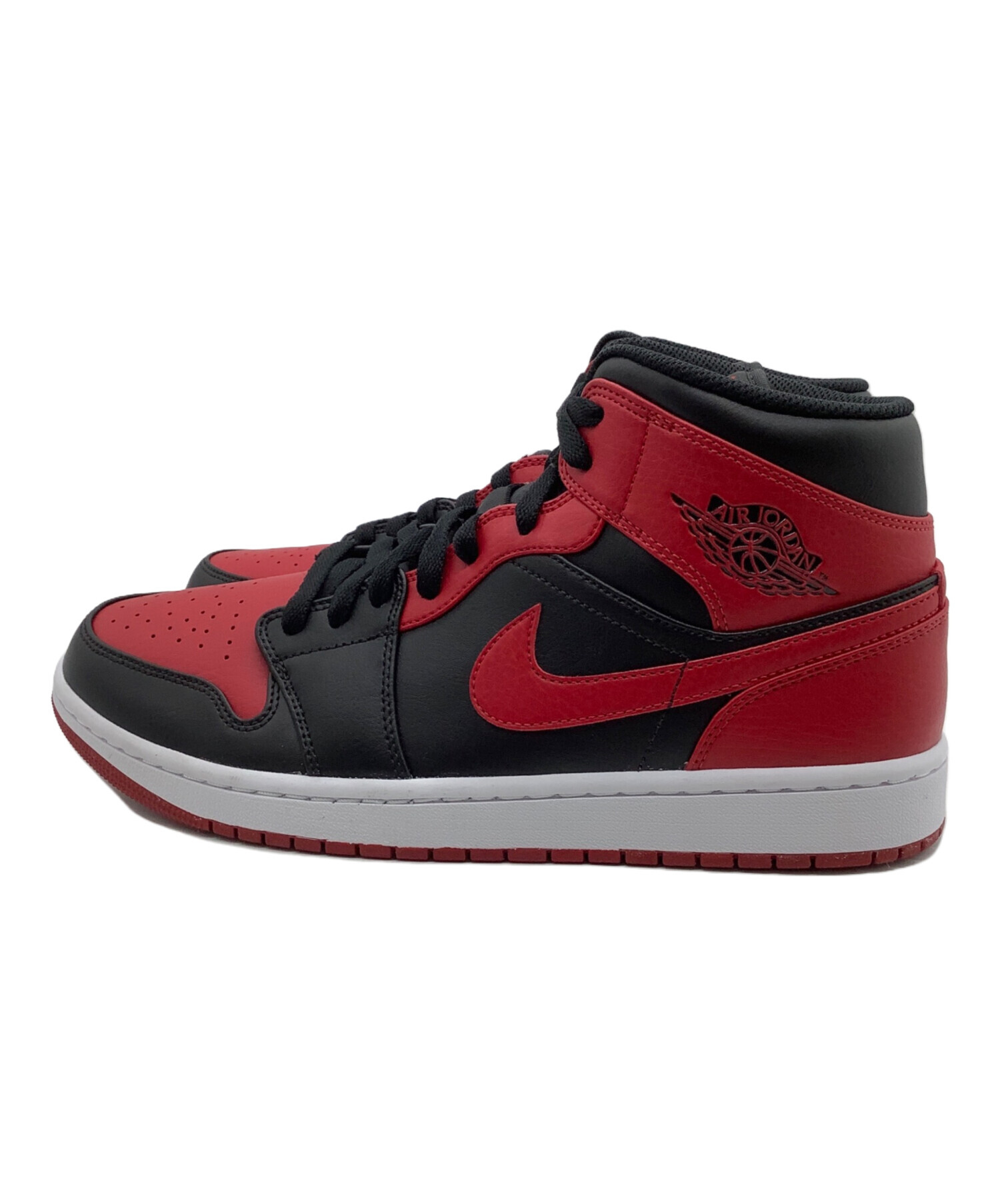 中古・古着通販】NIKE (ナイキ) AIR JORDAN 1 MID レッド サイズ:28.5 