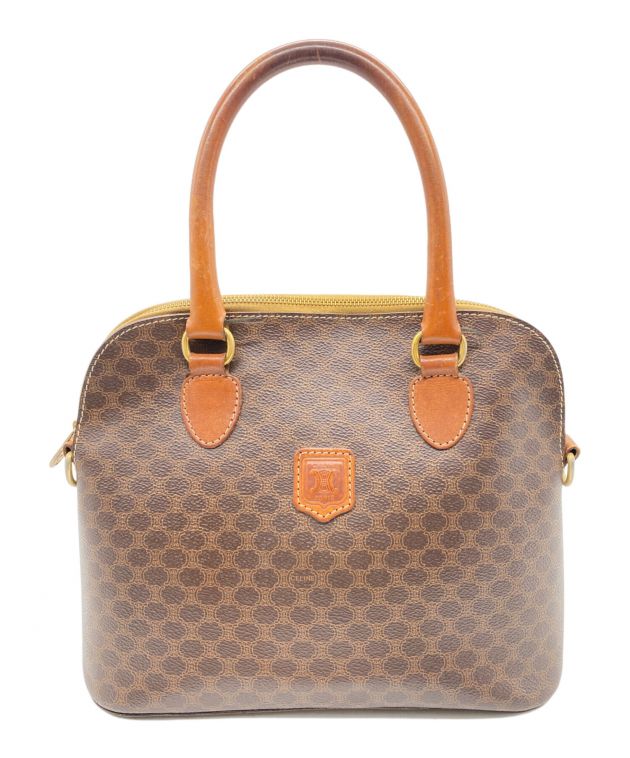 中古・古着通販】CELINE (セリーヌ) マカダム柄ボリード型ハンドバッグ