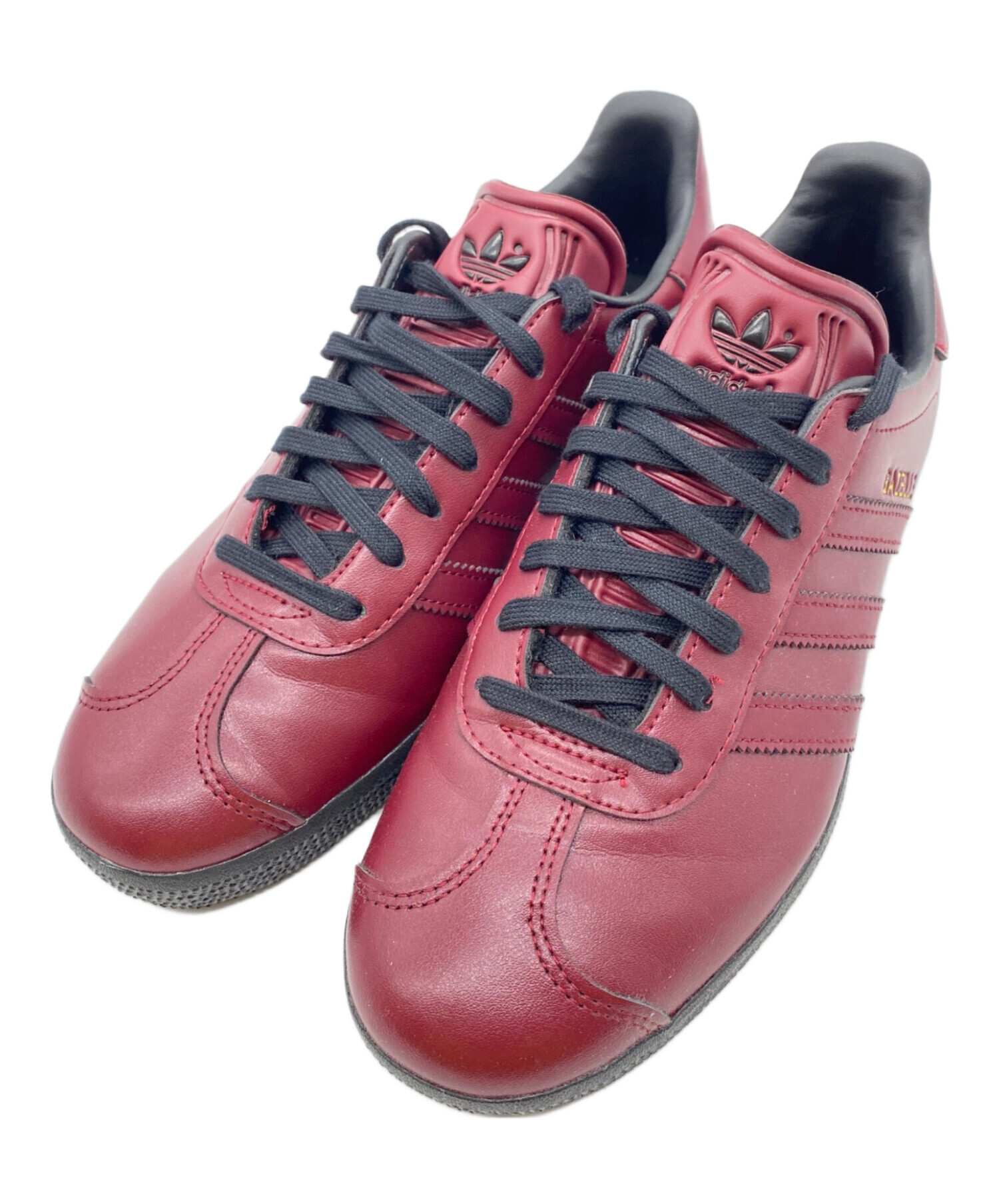  GABRIELLE バーガンディ スニーカー 値段交渉⭕️です 中古・古着通販】adidas (アディダス) GAZELLE バーガンディー サイズ
