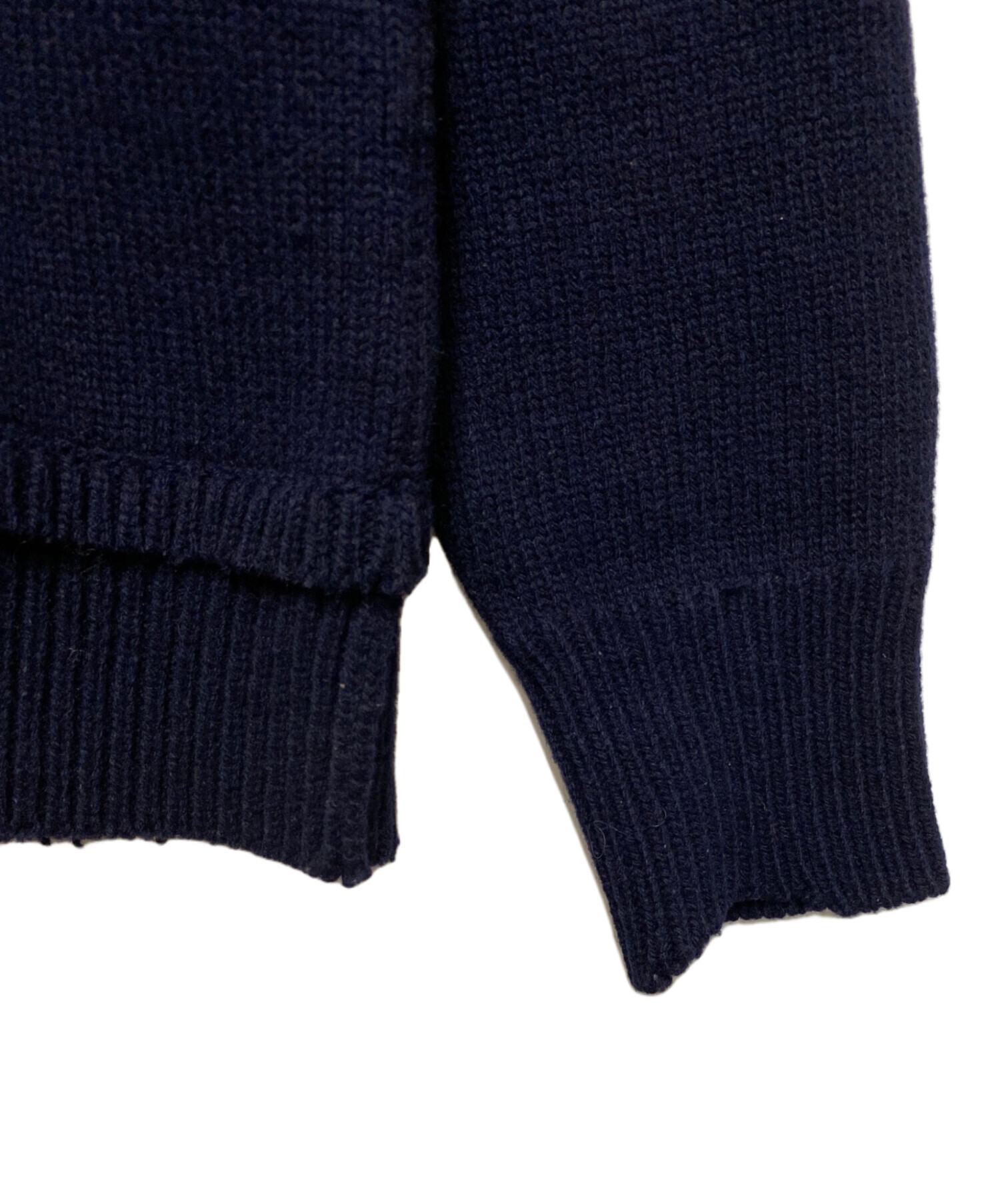 マルジェラ　エルボーパッチS ネイビー 中古・古着通販】Maison Margiela (メゾンマルジェラ) エルボーパッチ