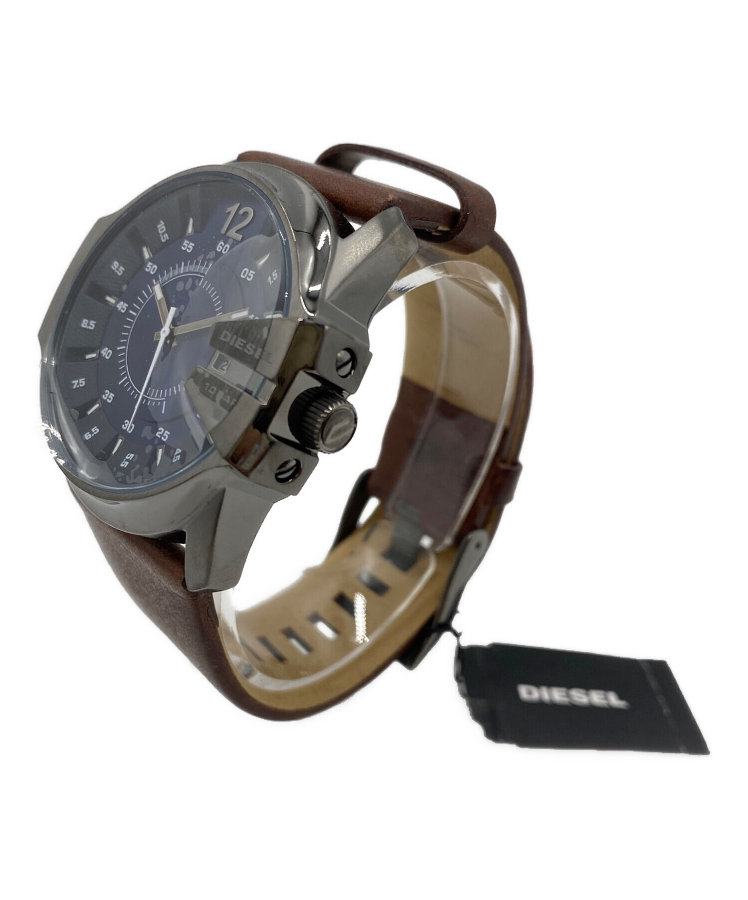 ☆☆【１円】ディーゼル最新商品！新品未使用！DIESEL DZ7315 ディーゼル メンズ 腕時計 ブラック 黒 クロノグラフ デカフェイス☆☆ 中古・古着通販DIESEL (ディーゼル) フォトプリントTシャツ ブラック