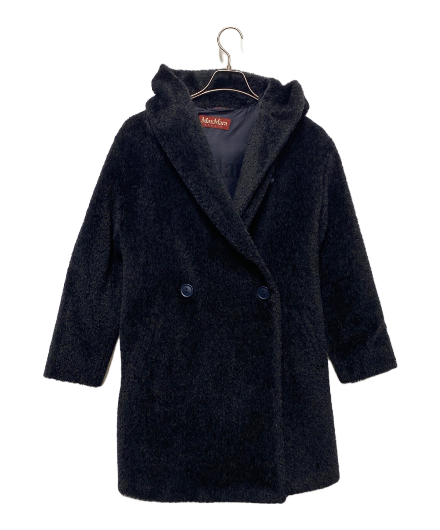 中古・古着通販】MaxMara (マックスマーラ) アルパカ混シャギーコート