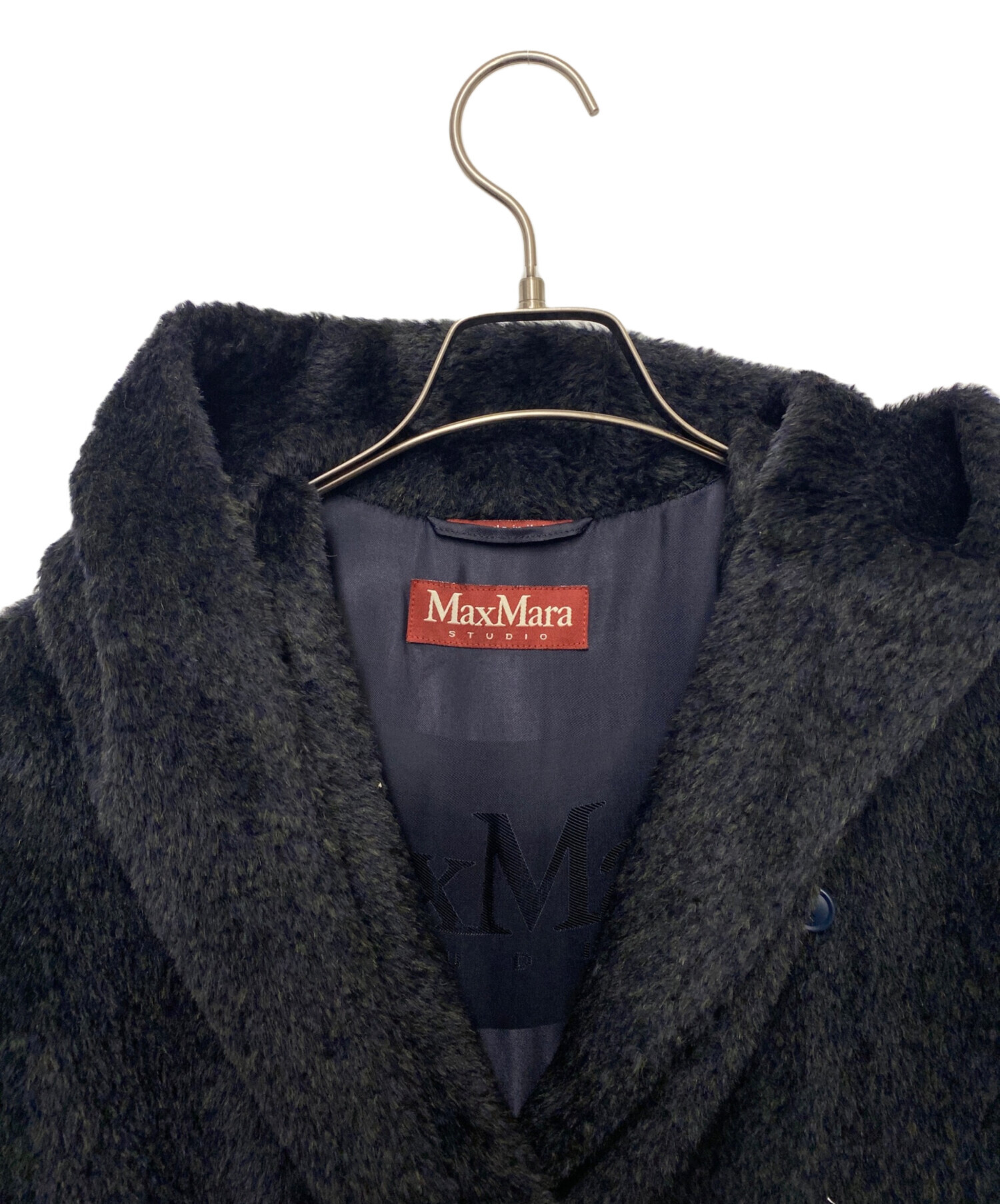 中古・古着通販】MaxMara (マックスマーラ) アルパカ混シャギーコート