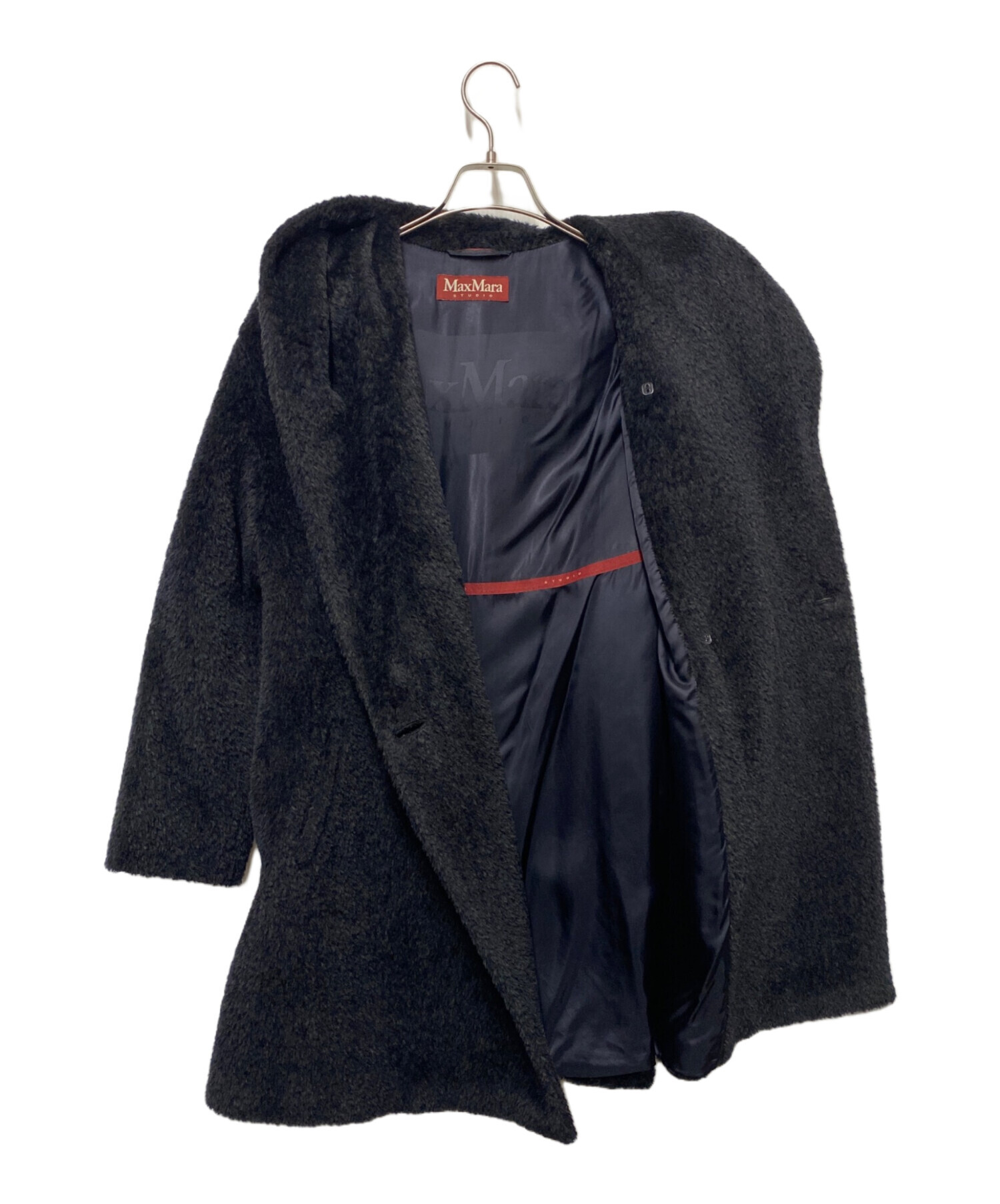 中古・古着通販】MaxMara (マックスマーラ) アルパカ混シャギーコート