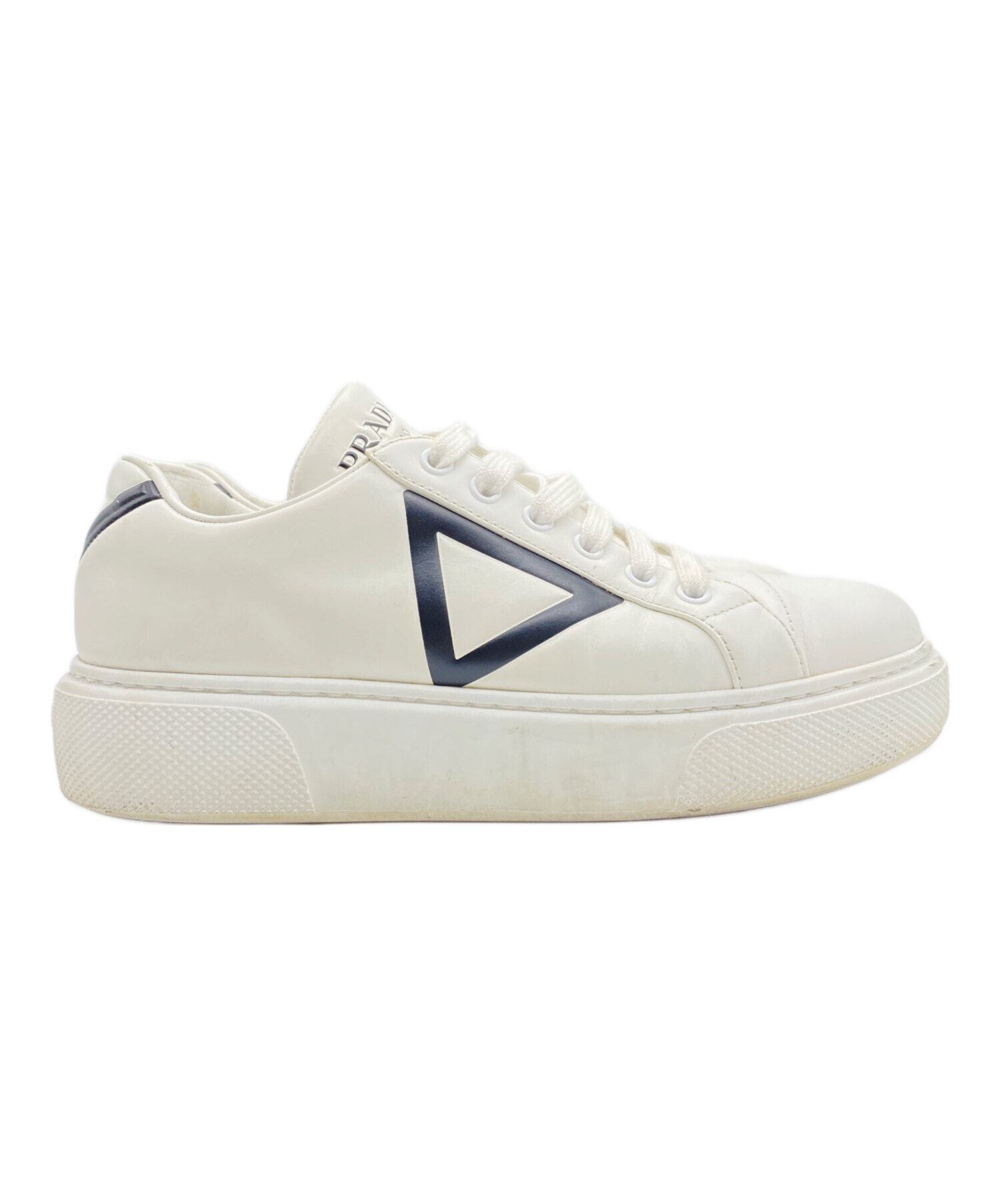 中古・古着通販】PRADA (プラダ) ローカットスニーカー ホワイト