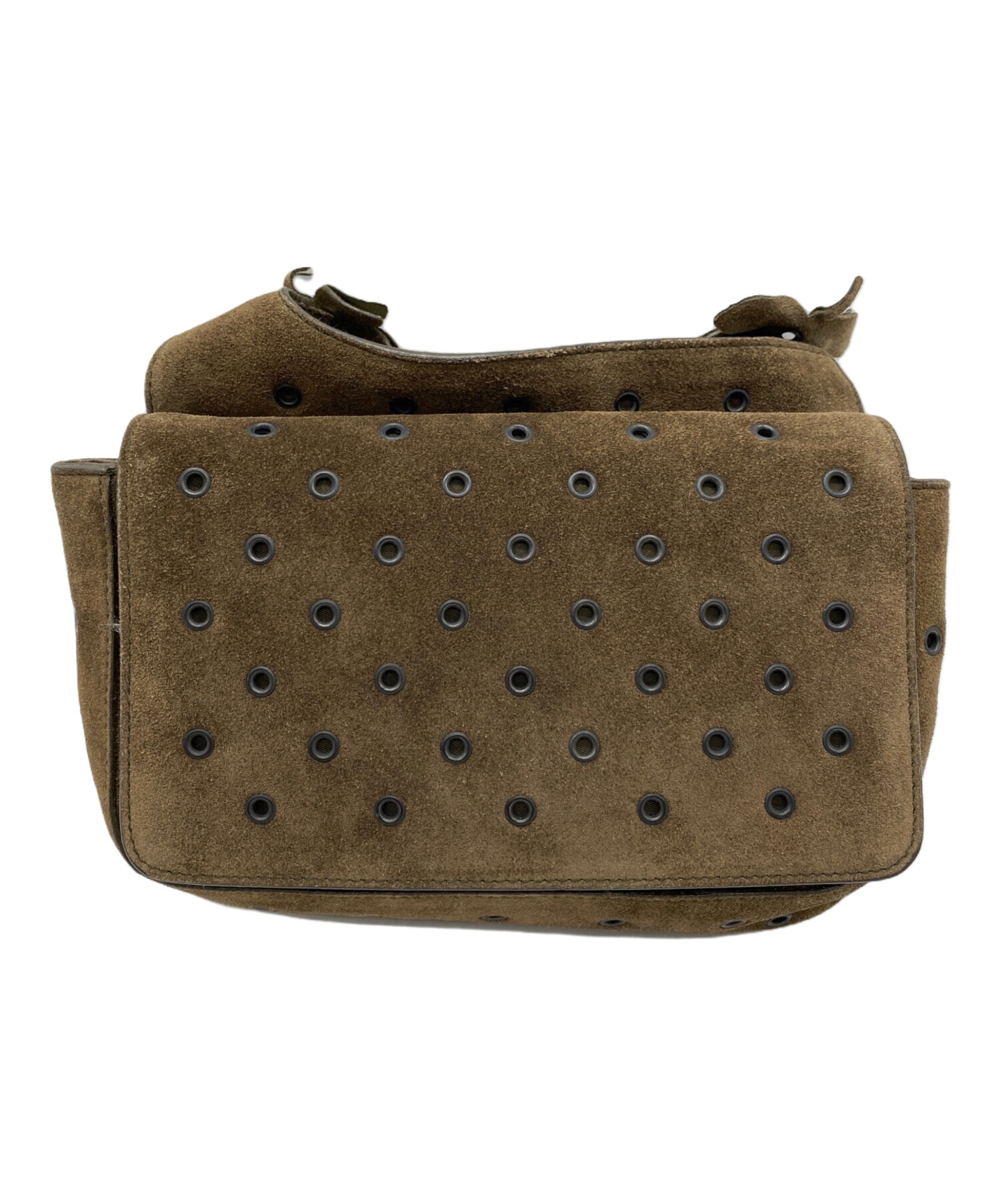 バッグ PRADA Vintage Brown Shoulder Bag 中古・古着通販】PRADA (プラダ) ショルダーバッグ ブラウン｜ブランド