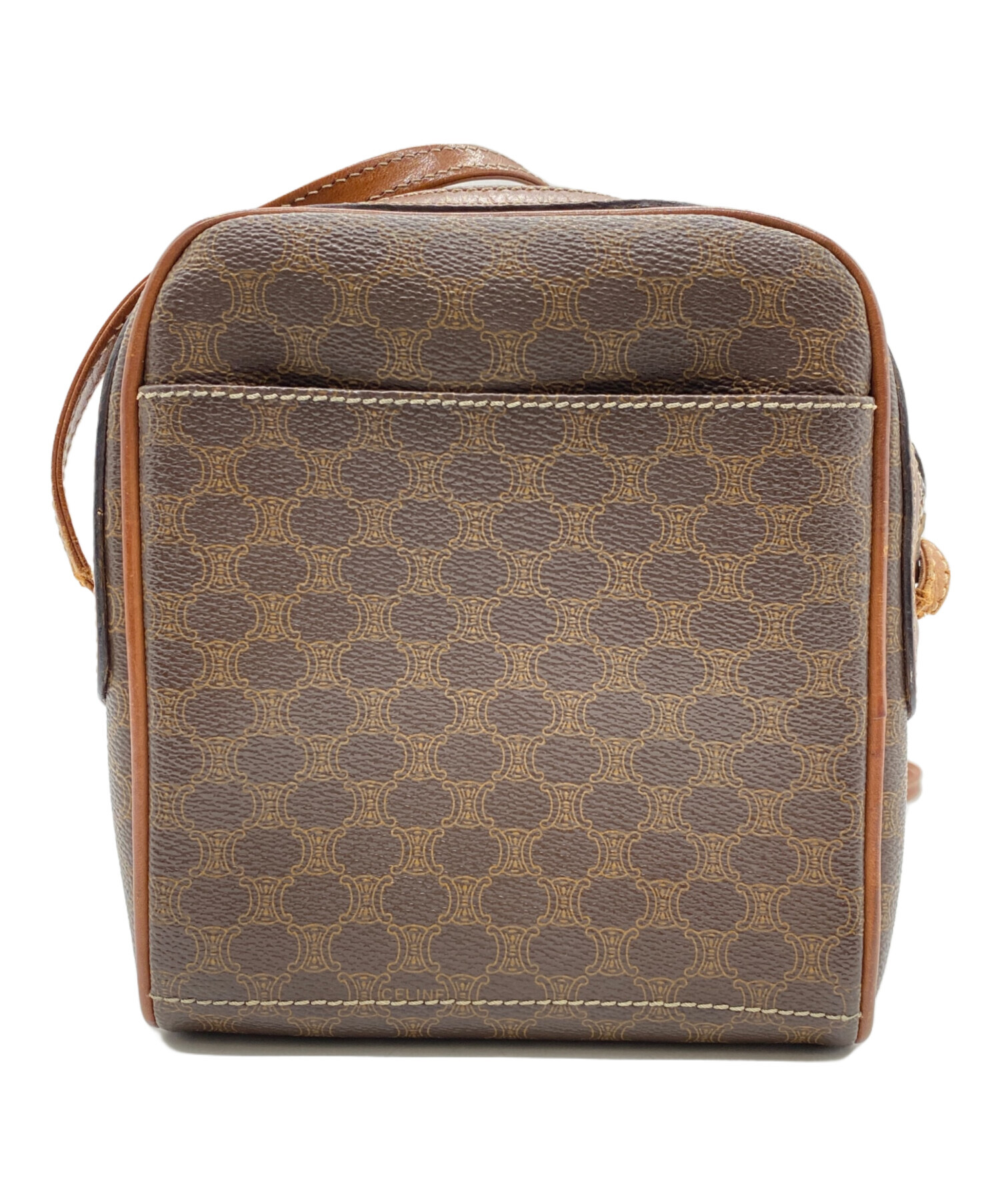 セリーヌ マカダム柄 ショルダーバッグ レディース 【中古】 中古・古着通販】CELINE (セリーヌ) マカダム柄ショルダーバッグ