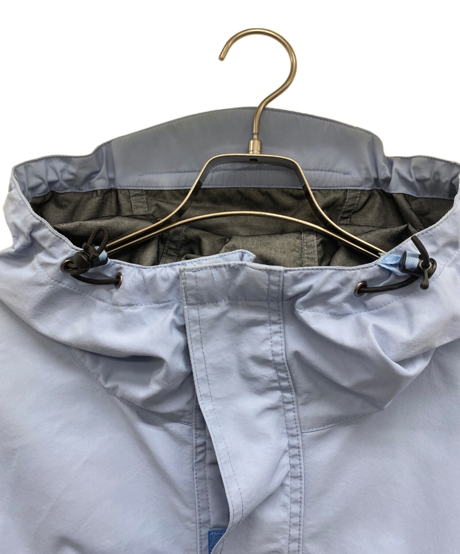 中古・古着通販】HUF (ハフ) マウンテンパーカー スカイブルー サイズ