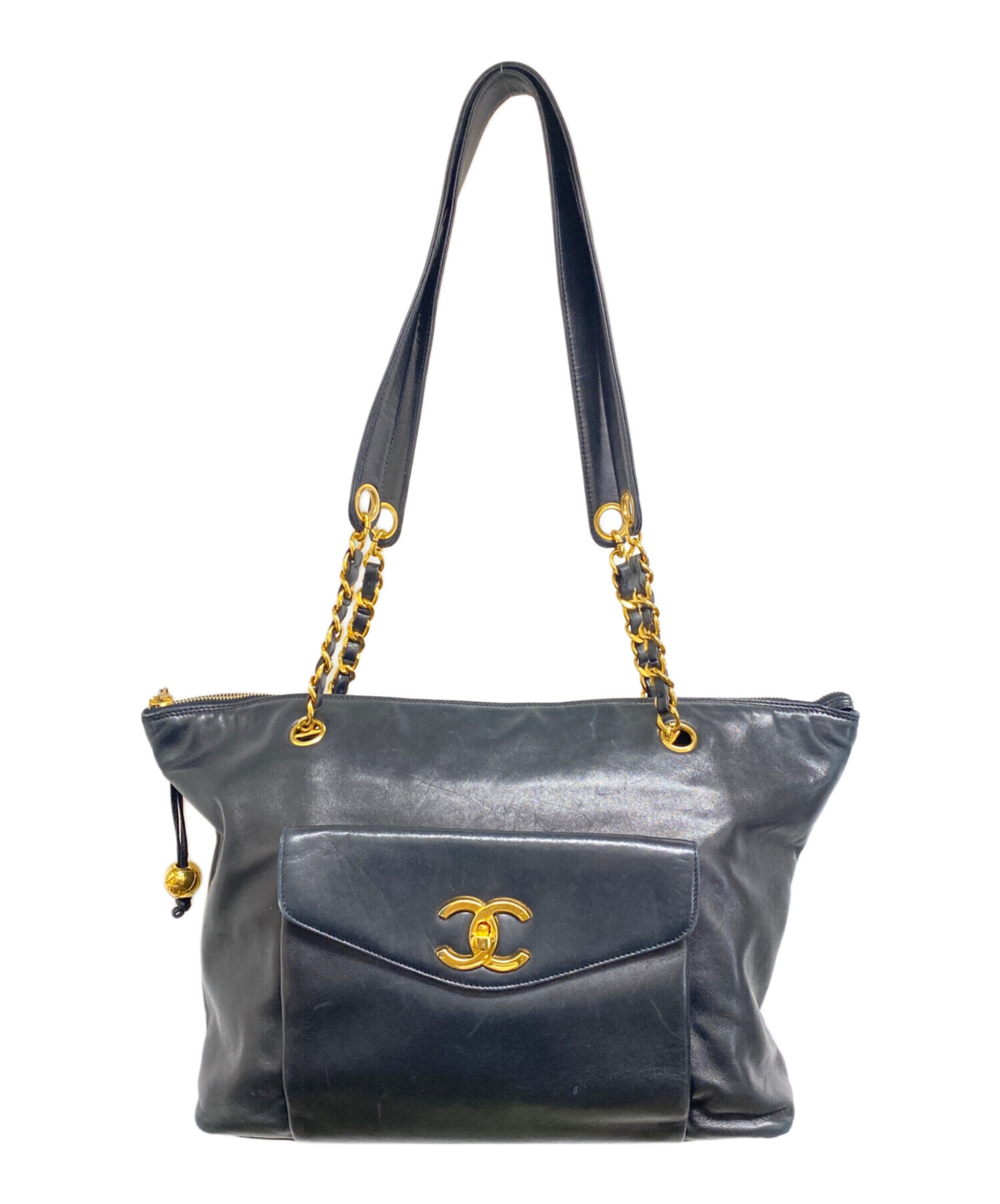 中古・古着通販】CHANEL (シャネル) ココマーク キャビアスキン