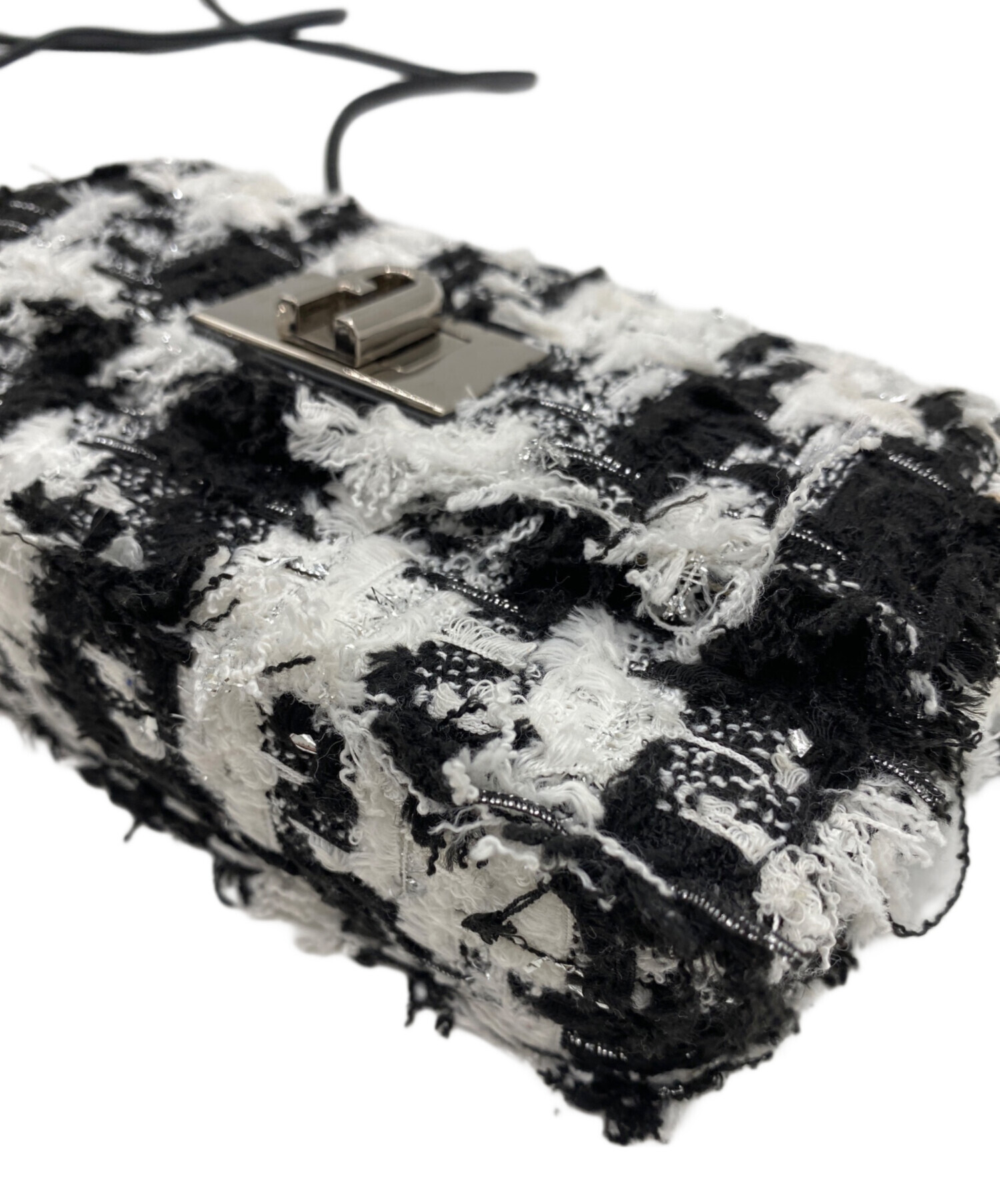 中古・古着通販】FURLA (フルラ) ツイードミニショルダーバッグ