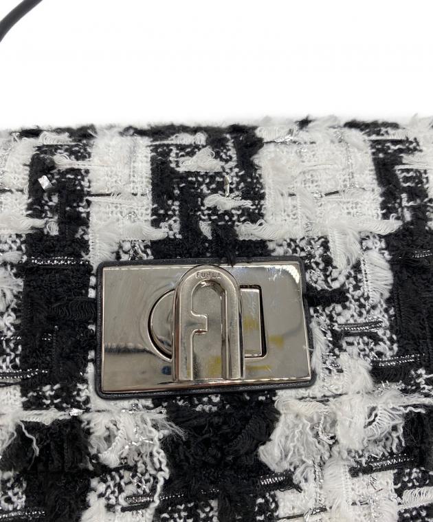 中古・古着通販】FURLA (フルラ) ツイードミニショルダーバッグ