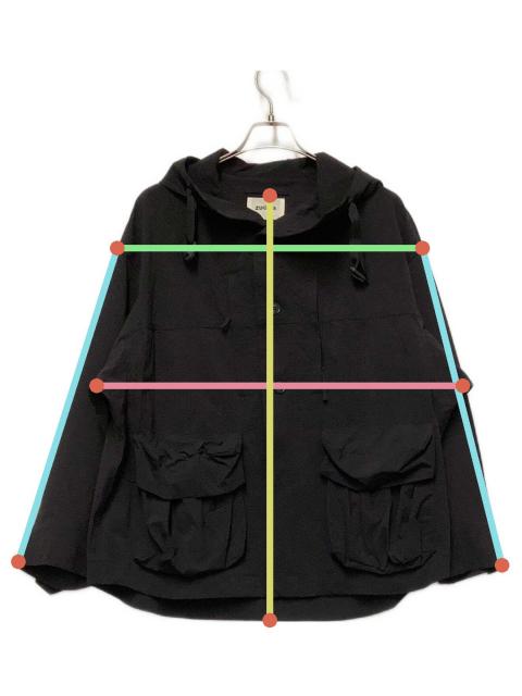 中古・古着通販】ZUCCA (ズッカ) ナイロンクロス ブルゾン ブラック